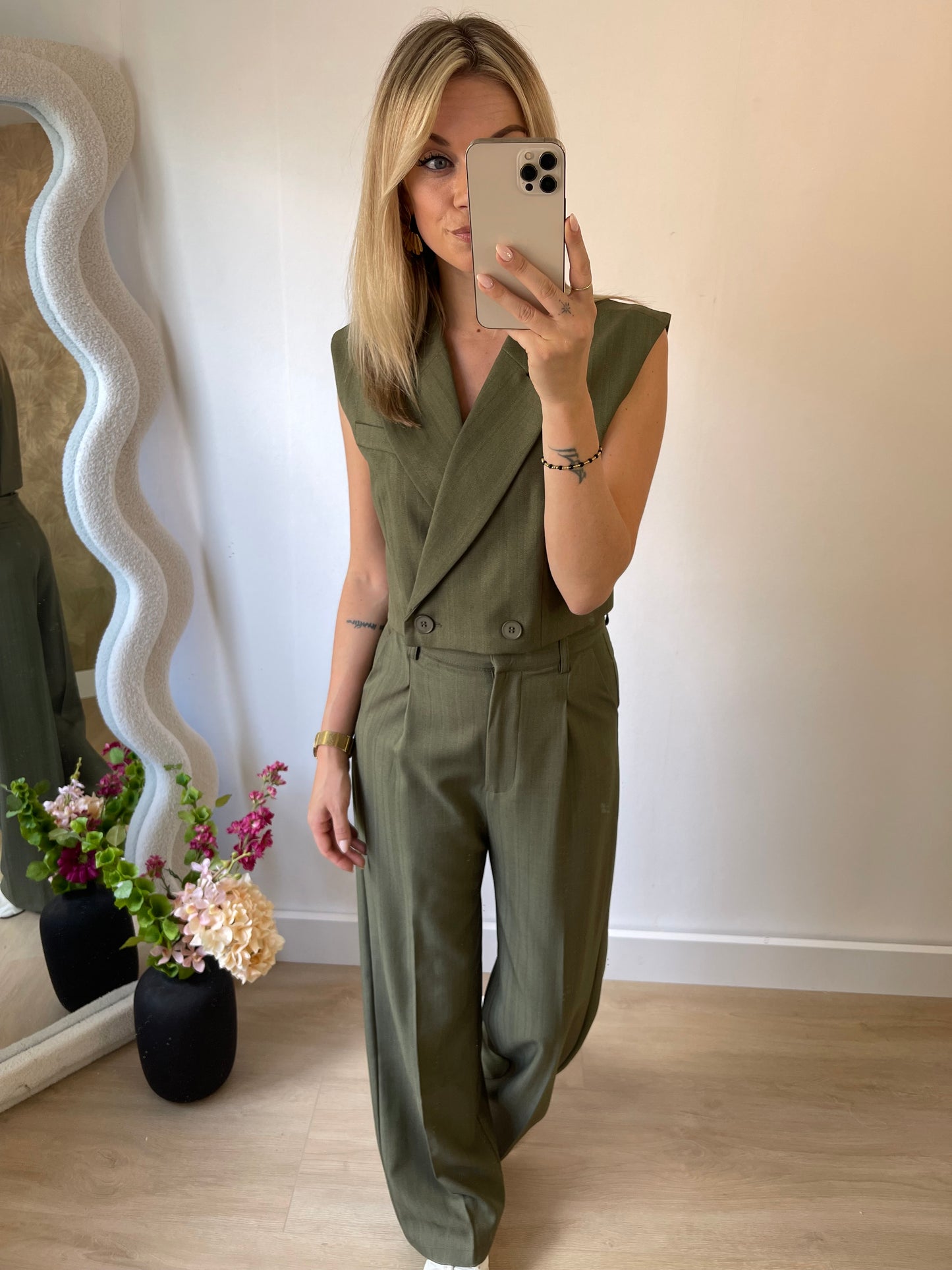 ZARA GILET - GREEN