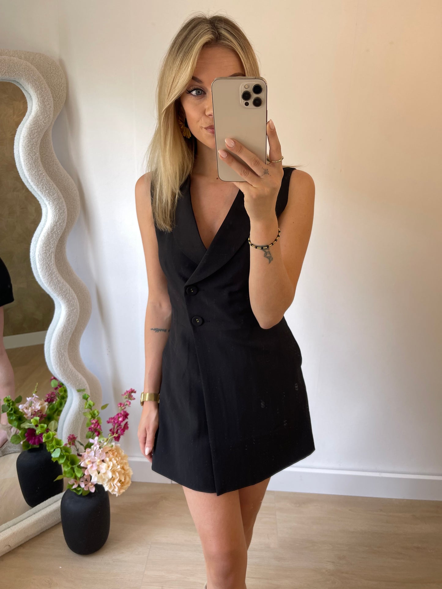 SOPHIE PLAYSUIT - BLACK