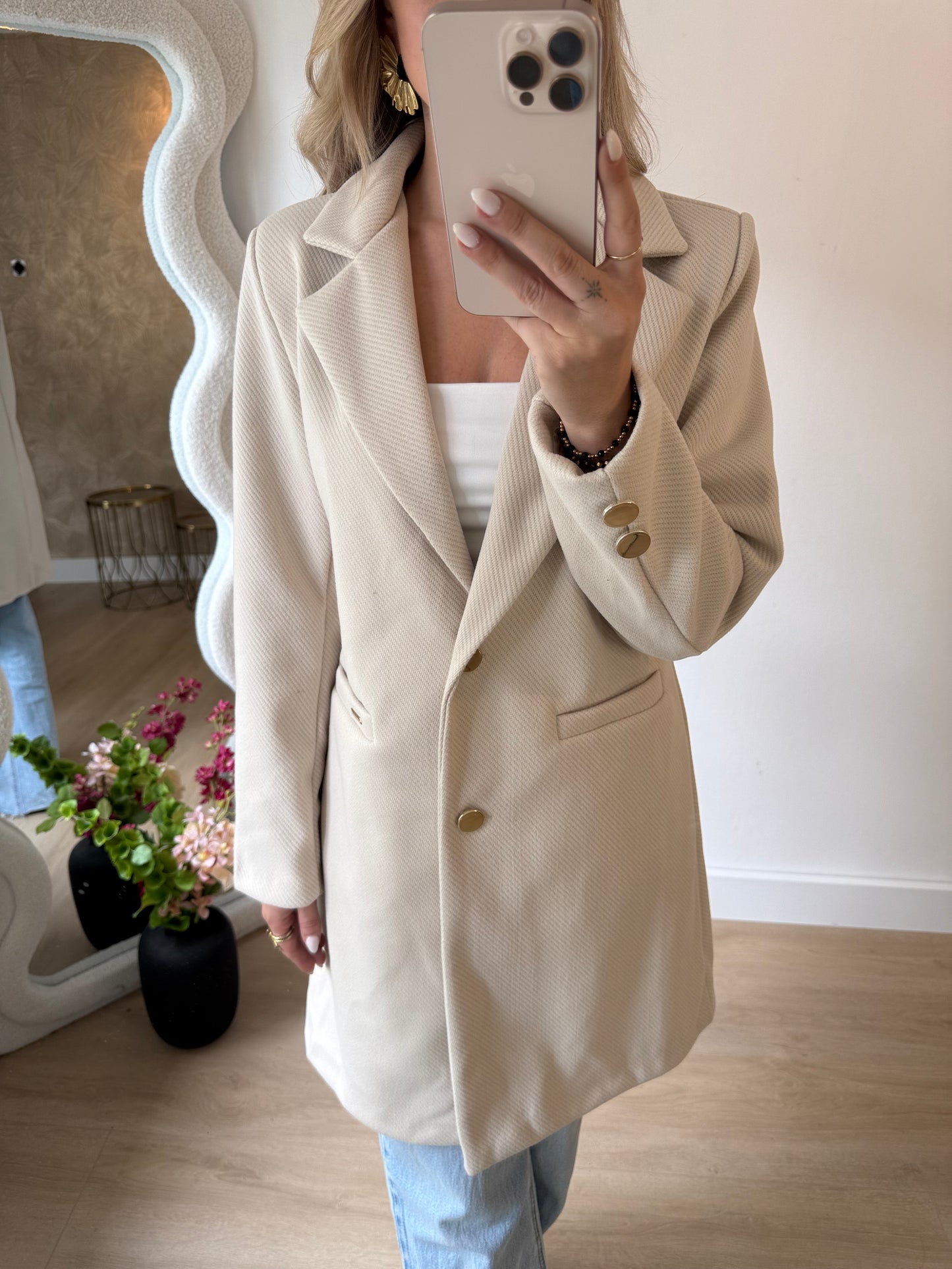 AIMEE COAT - BEIGE