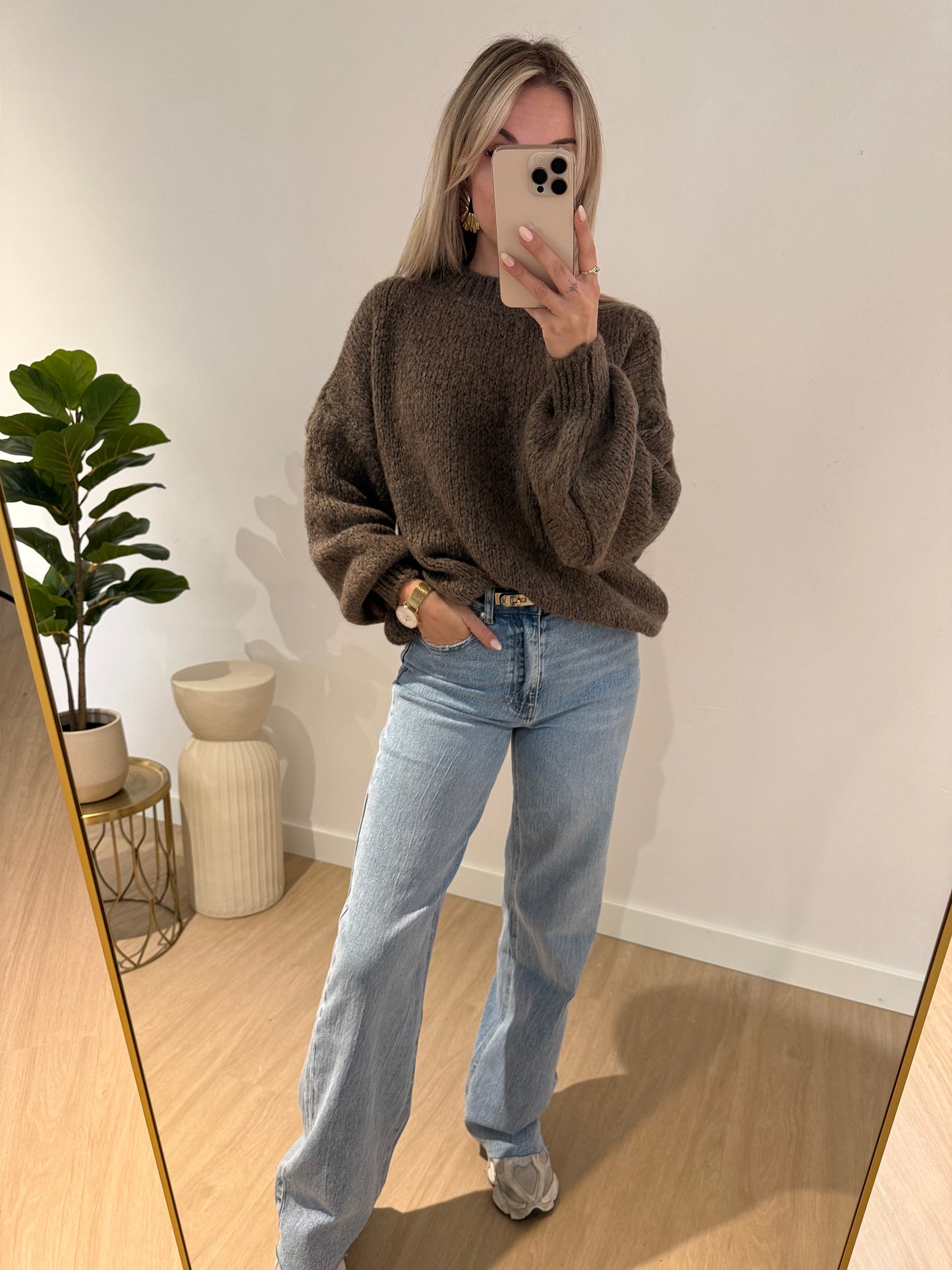 SANNE SWEATER - TAUPE