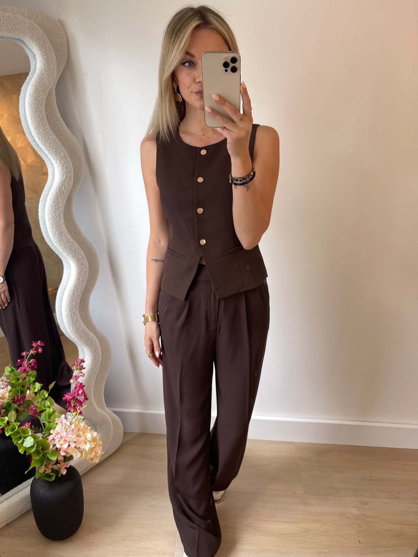 MILA PANTALON - BROWN
