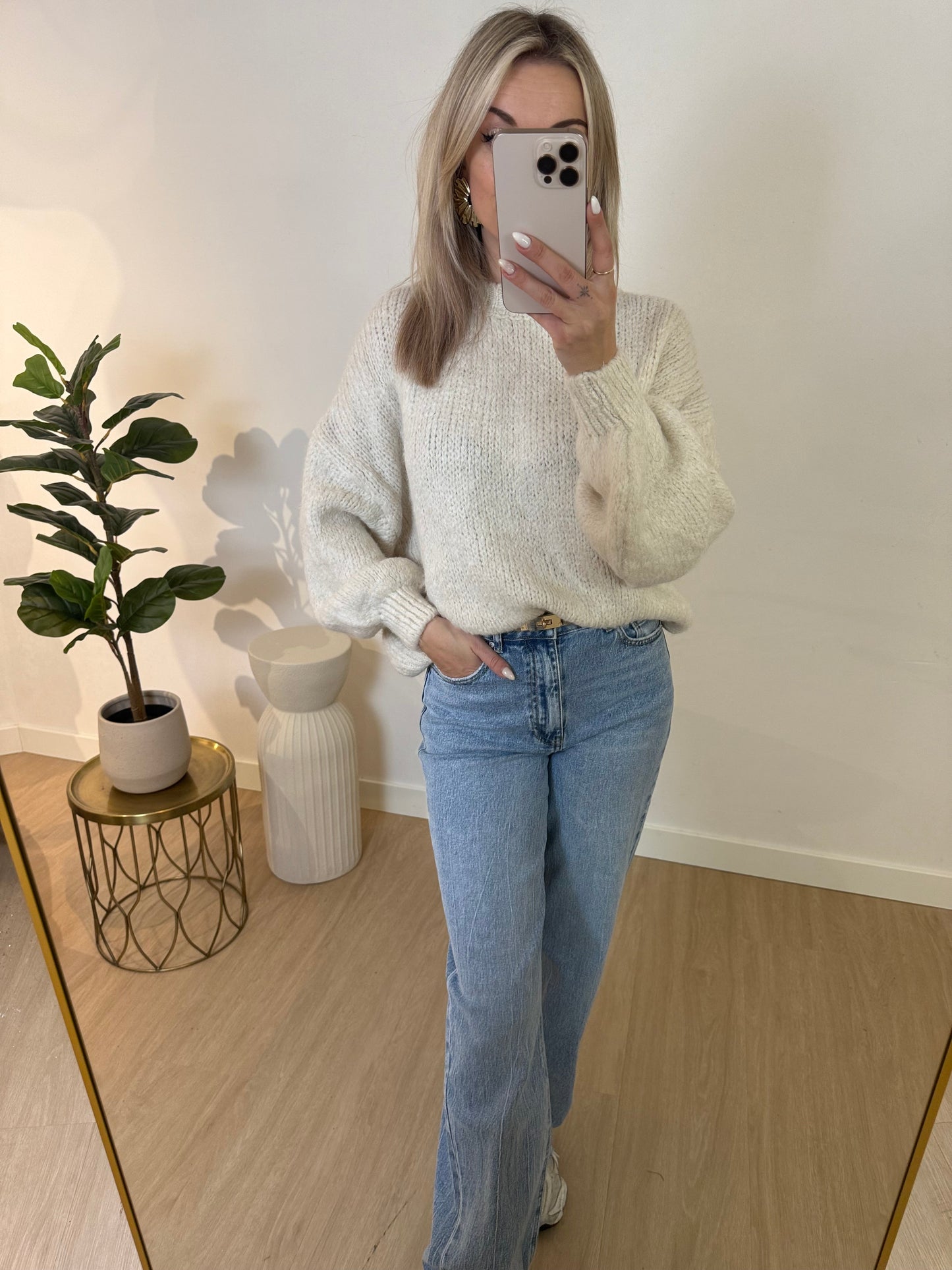 SANNE SWEATER - OFF WHITE STYLISH