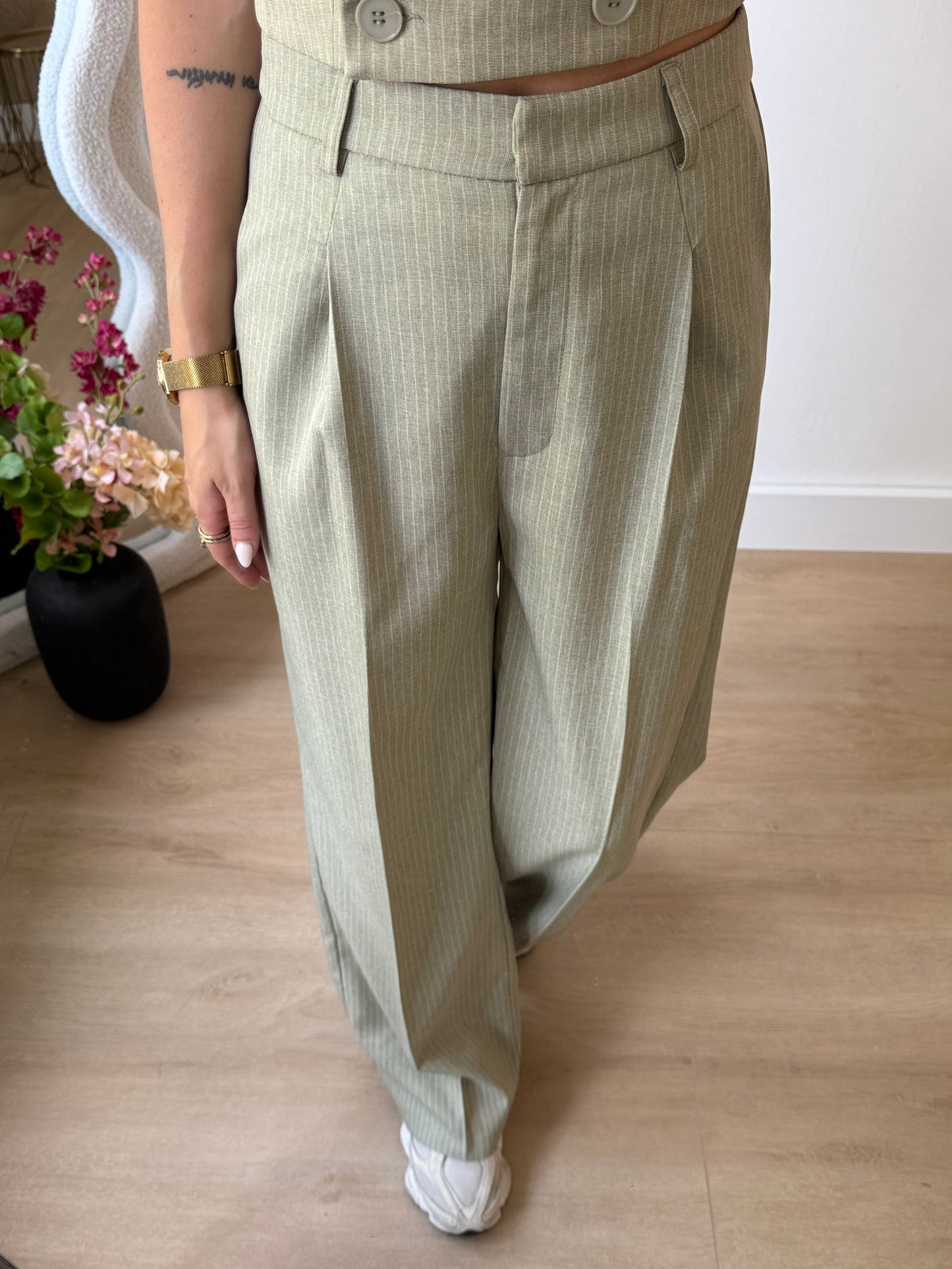 ZARA PANTALON - MINT GREEN