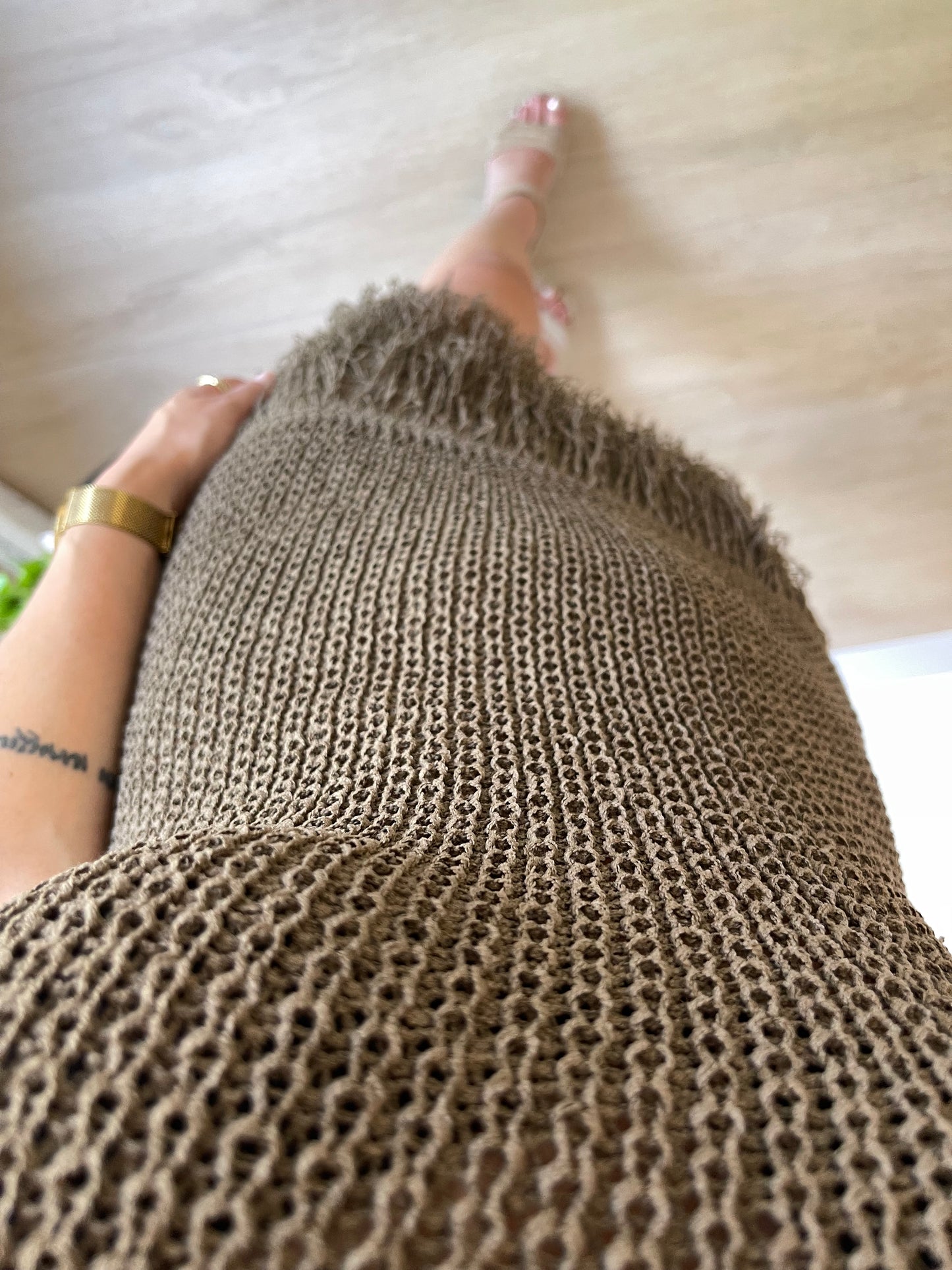 BEACH DRESS - KHAKI