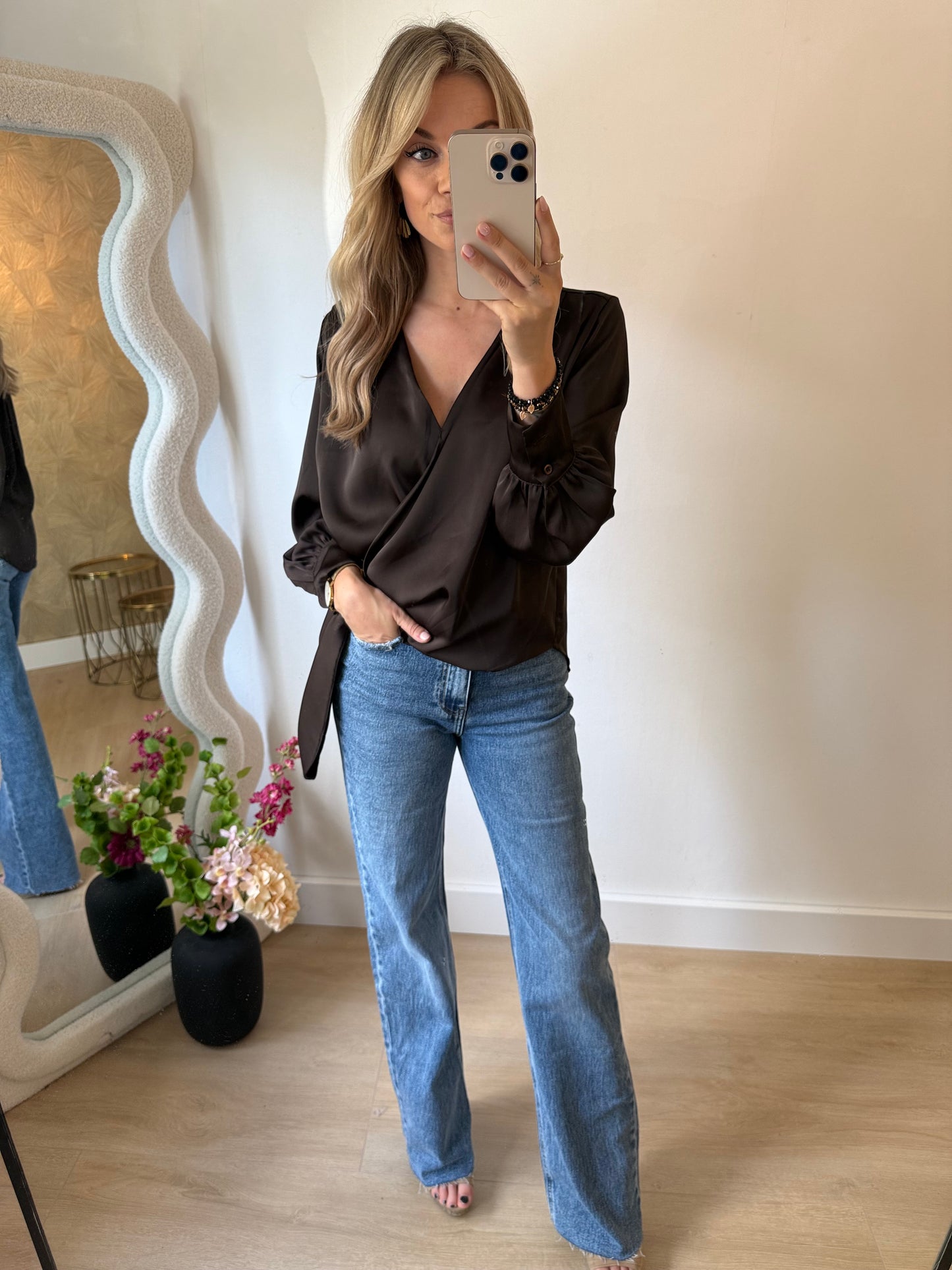 SATIN BLOUSE