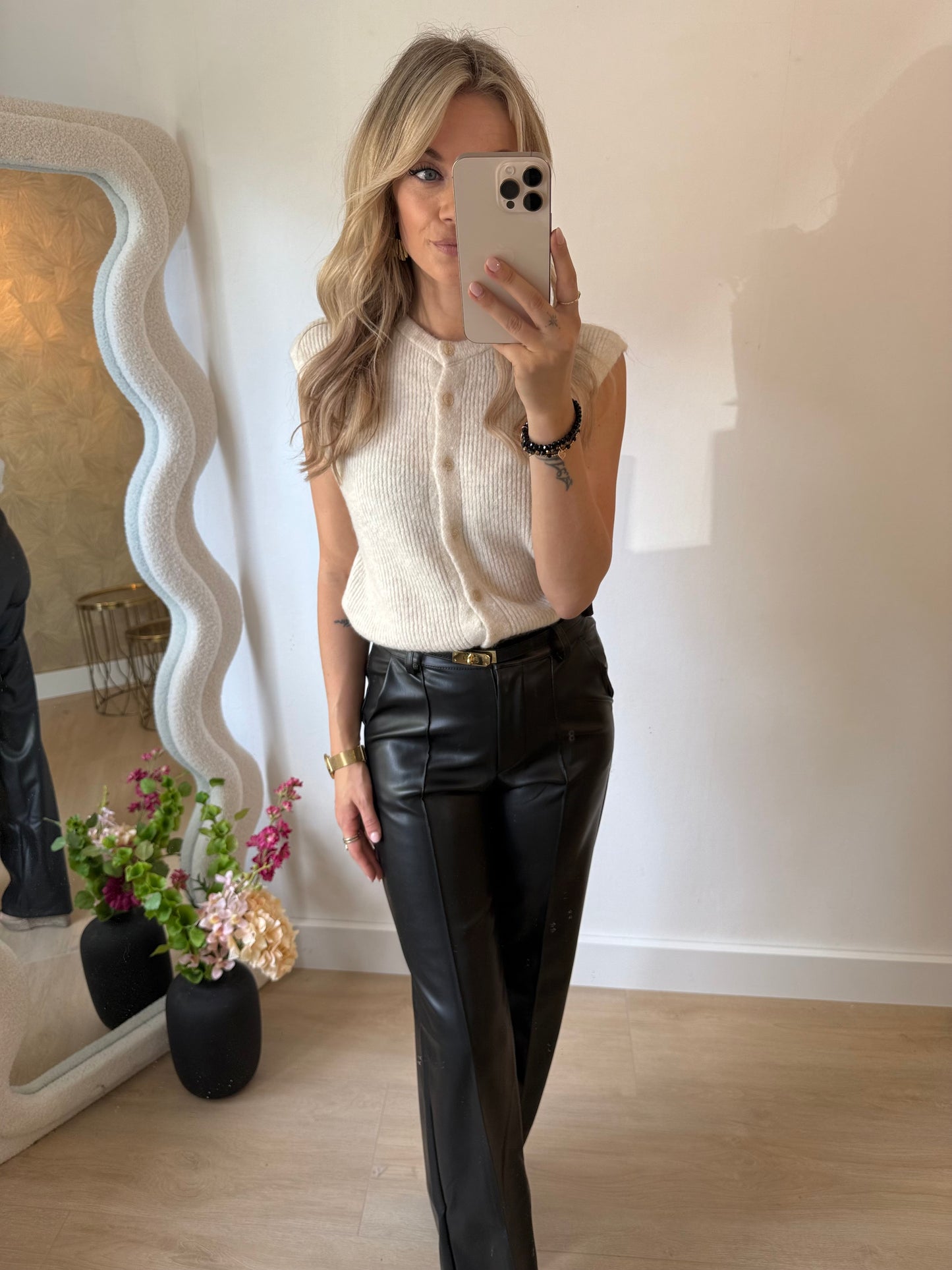 JULIA GILET - OFF WHITE