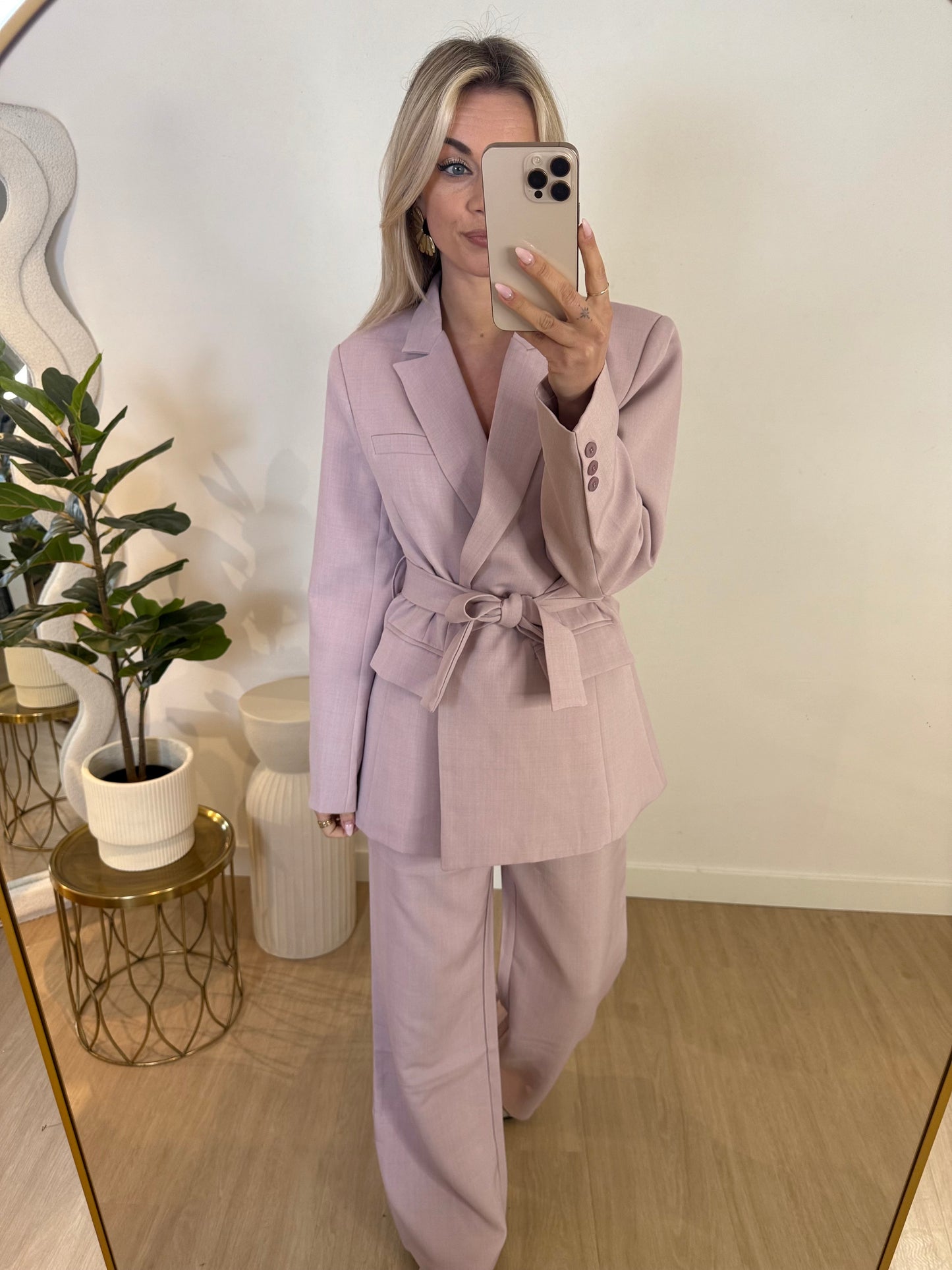 JACKY PANTALON - POWDER PINK STYLISH