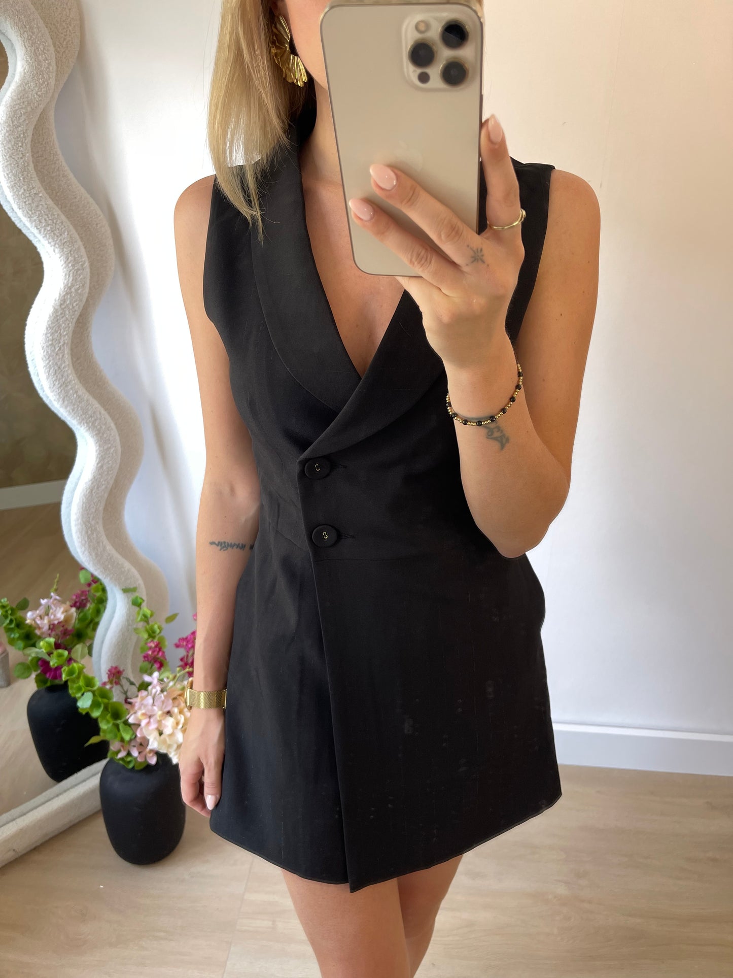 SOPHIE PLAYSUIT - BLACK