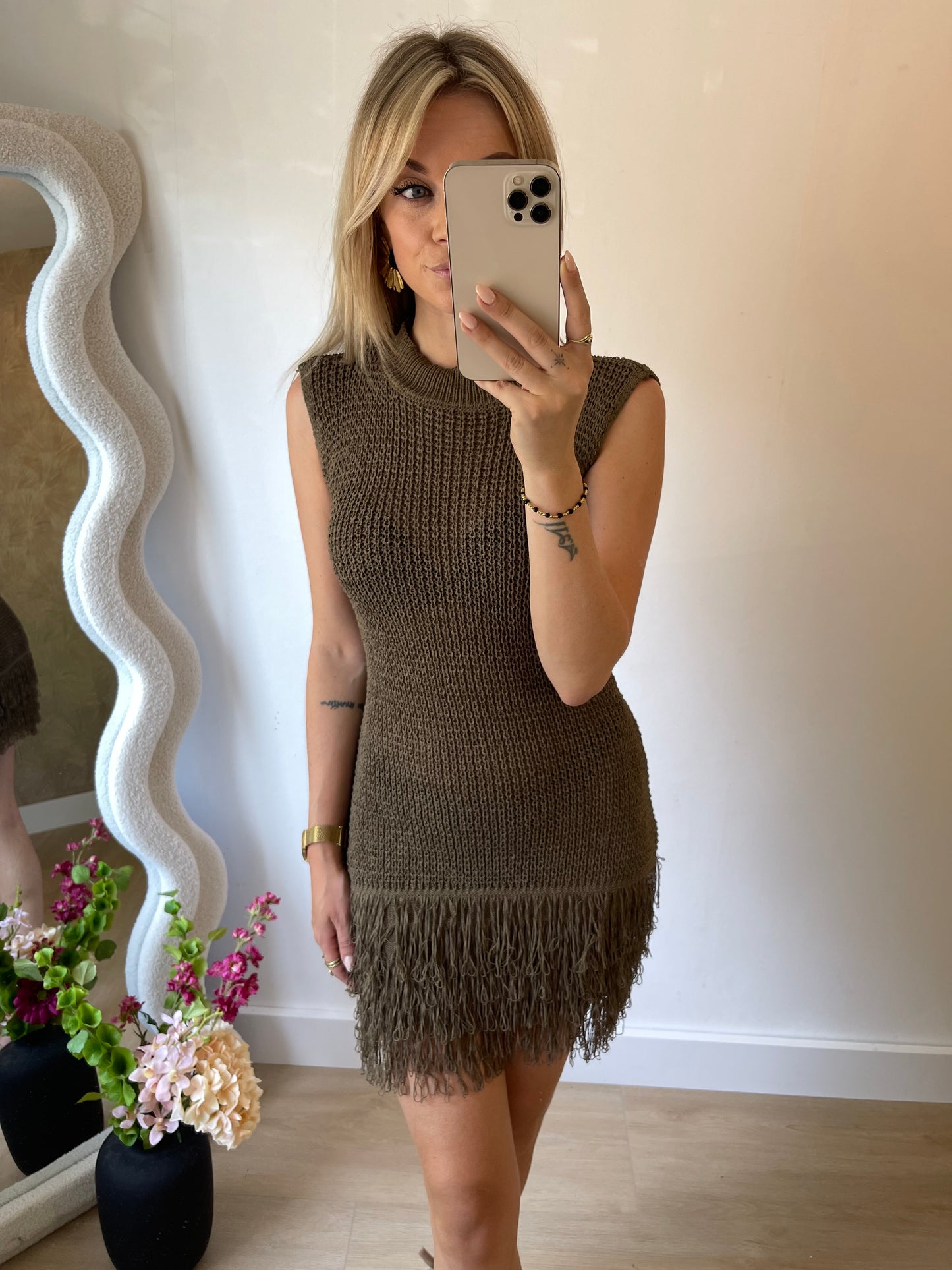 BEACH DRESS - KHAKI