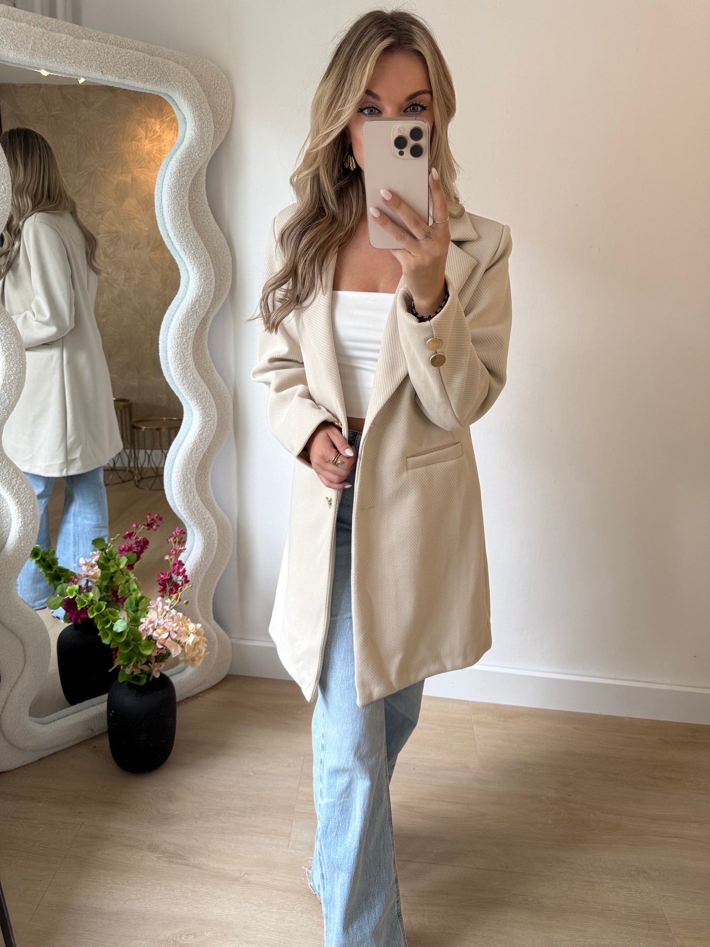 AIMEE COAT - BEIGE