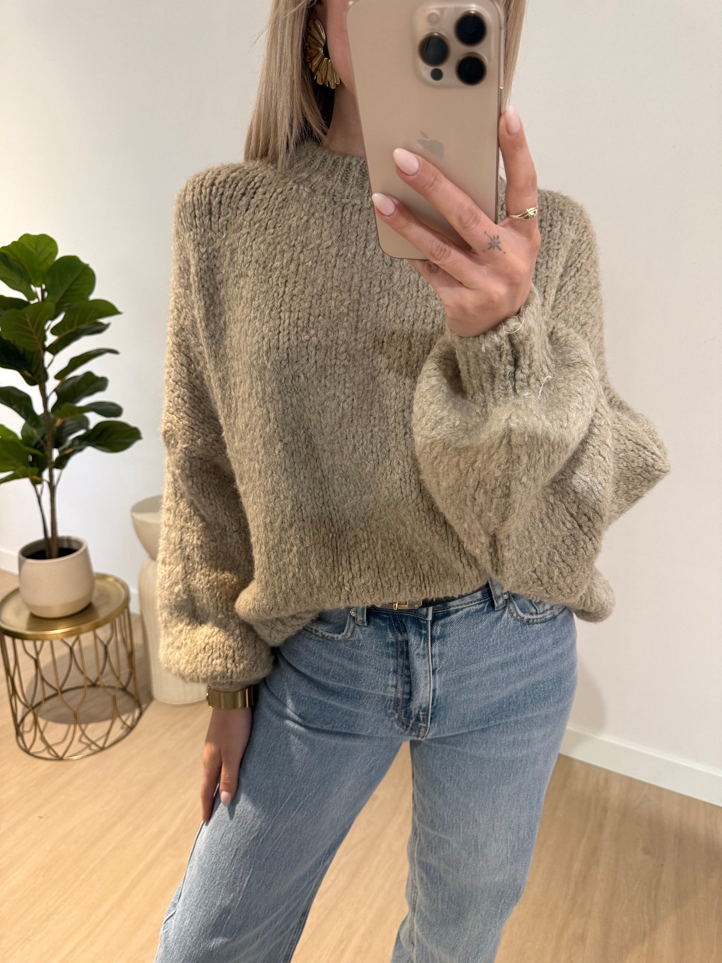 SANNE SWEATER - BEIGE