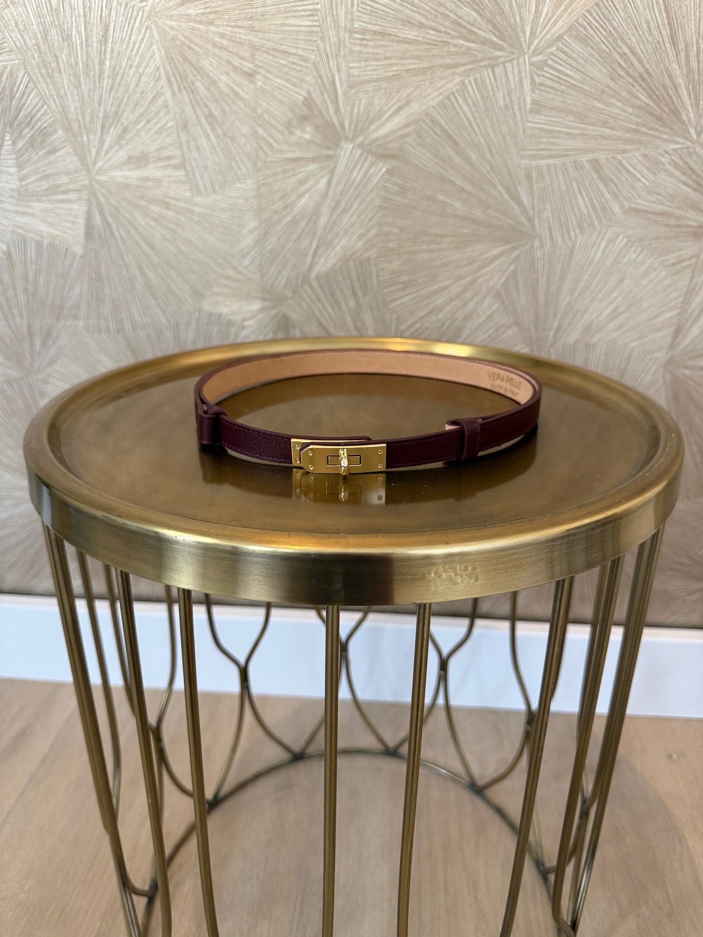 GIGI BELT - WINE STYLISH