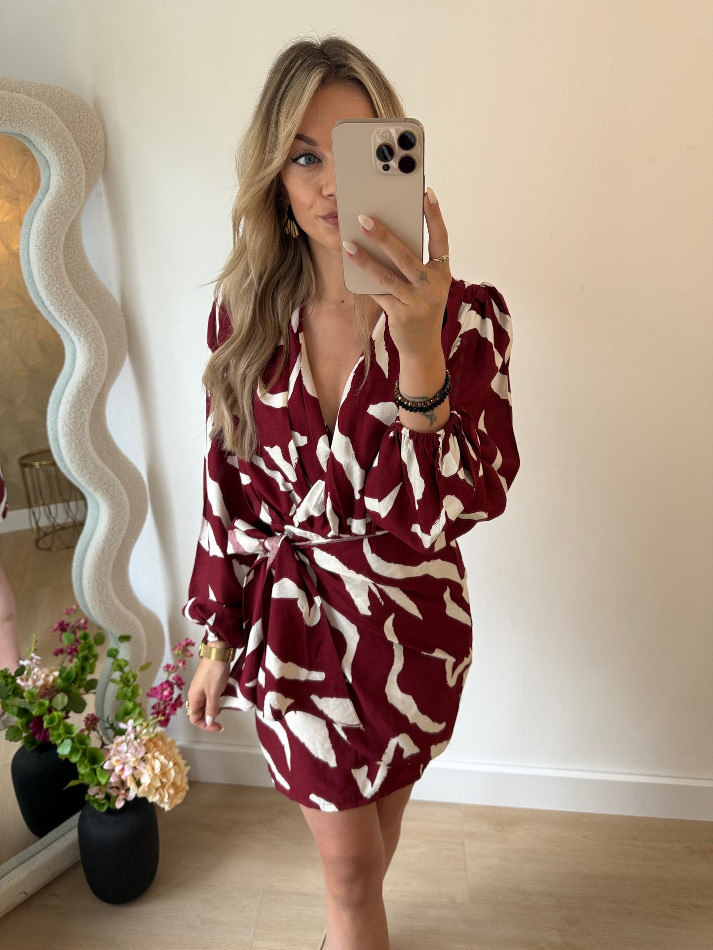 EVA DRESS - WINE