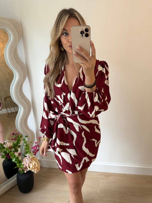 EVA DRESS - WINE