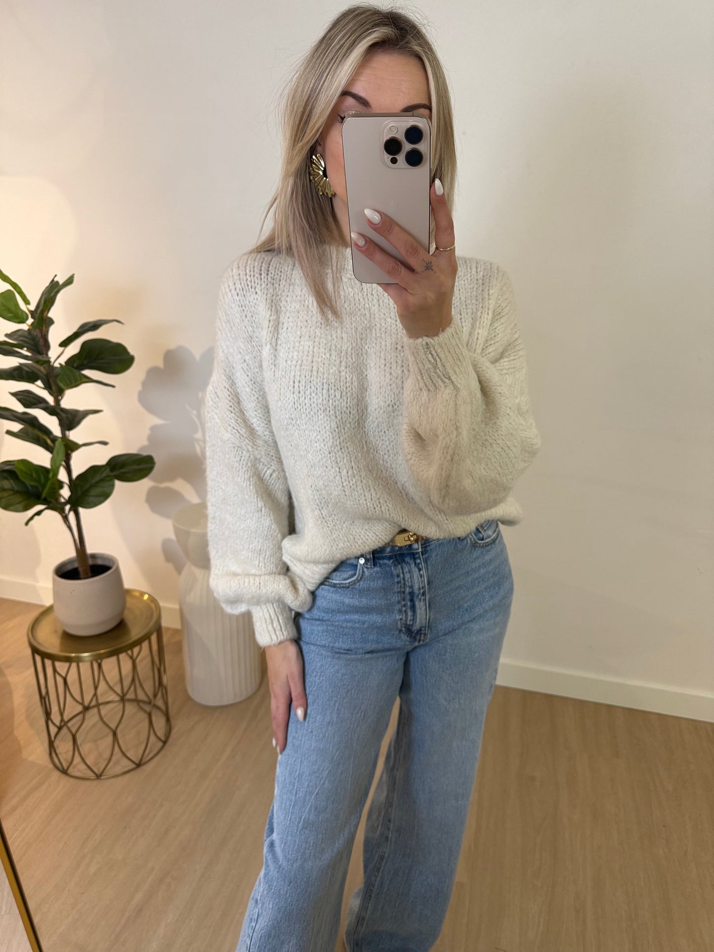SANNE SWEATER - OFF WHITE STYLISH