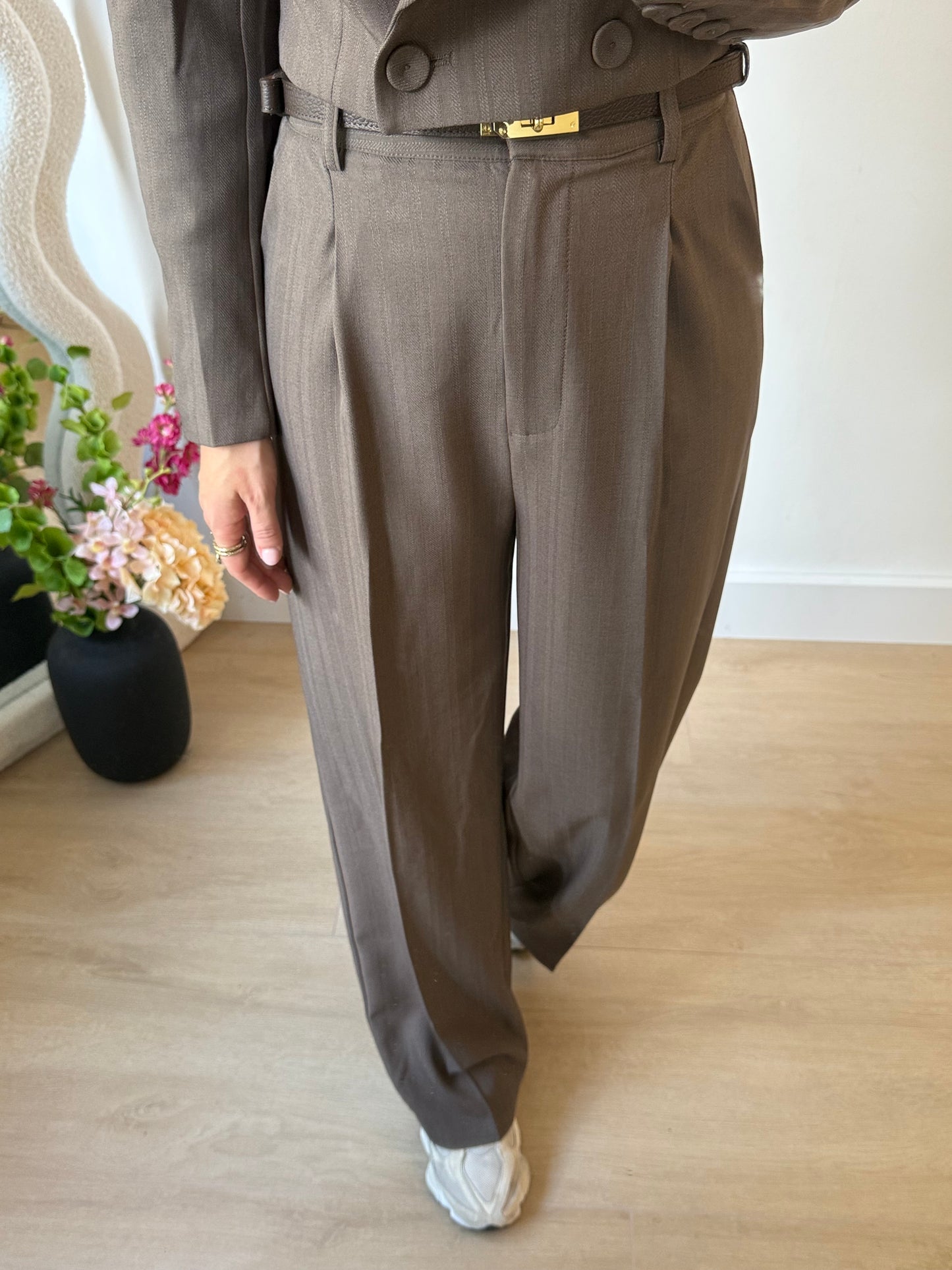 ZARA BLAZER - BROWN