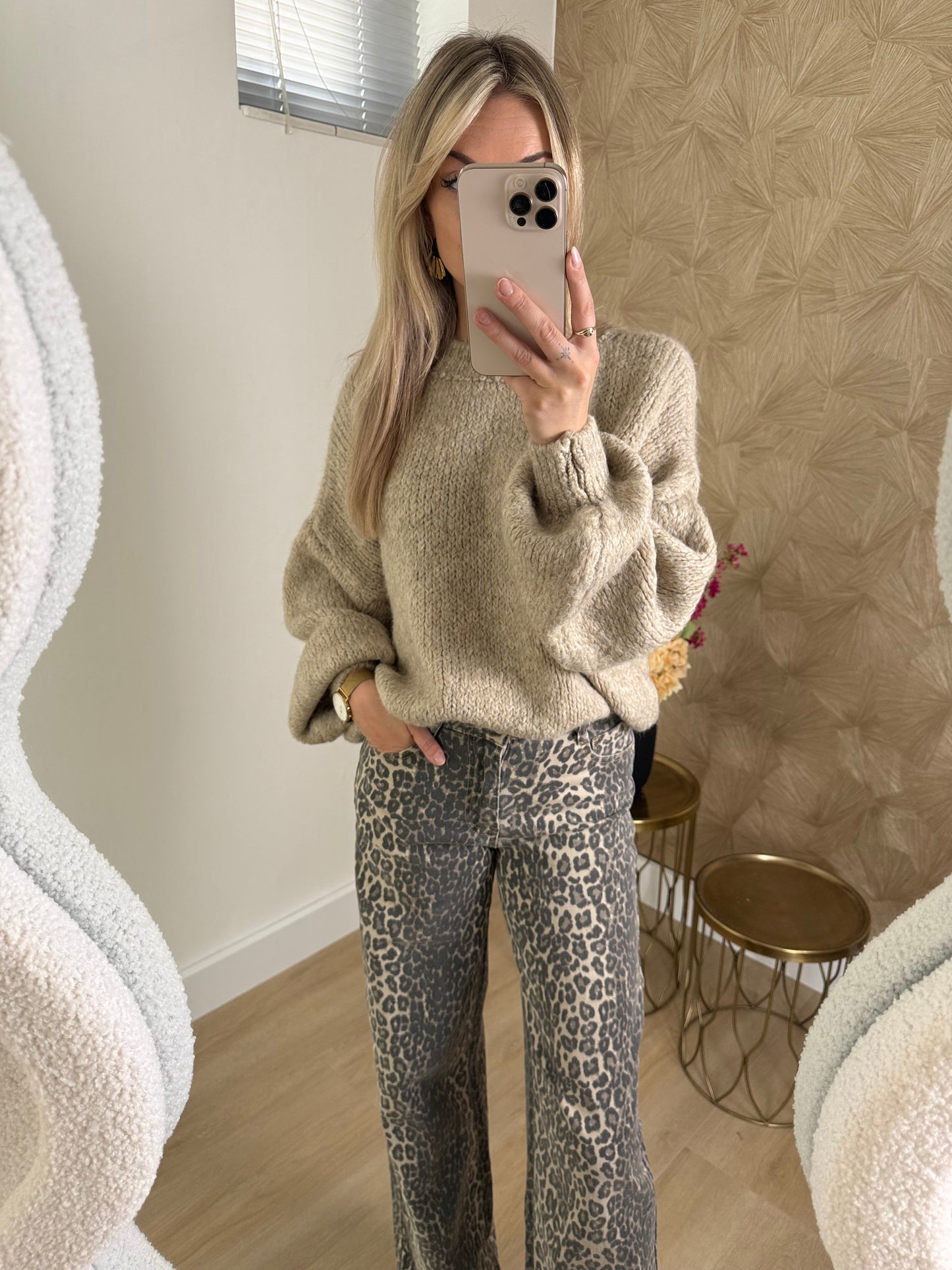 SANNE SWEATER - BEIGE
