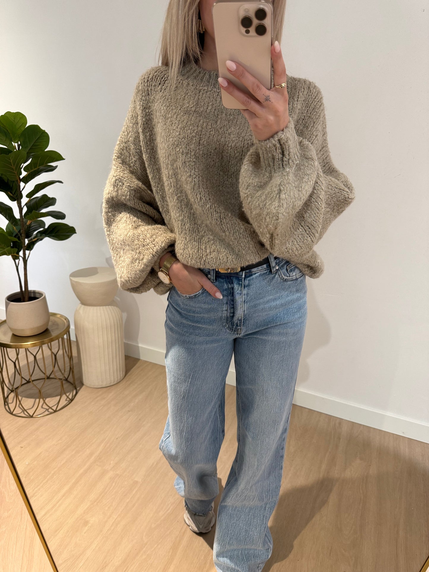 SANNE SWEATER - BEIGE