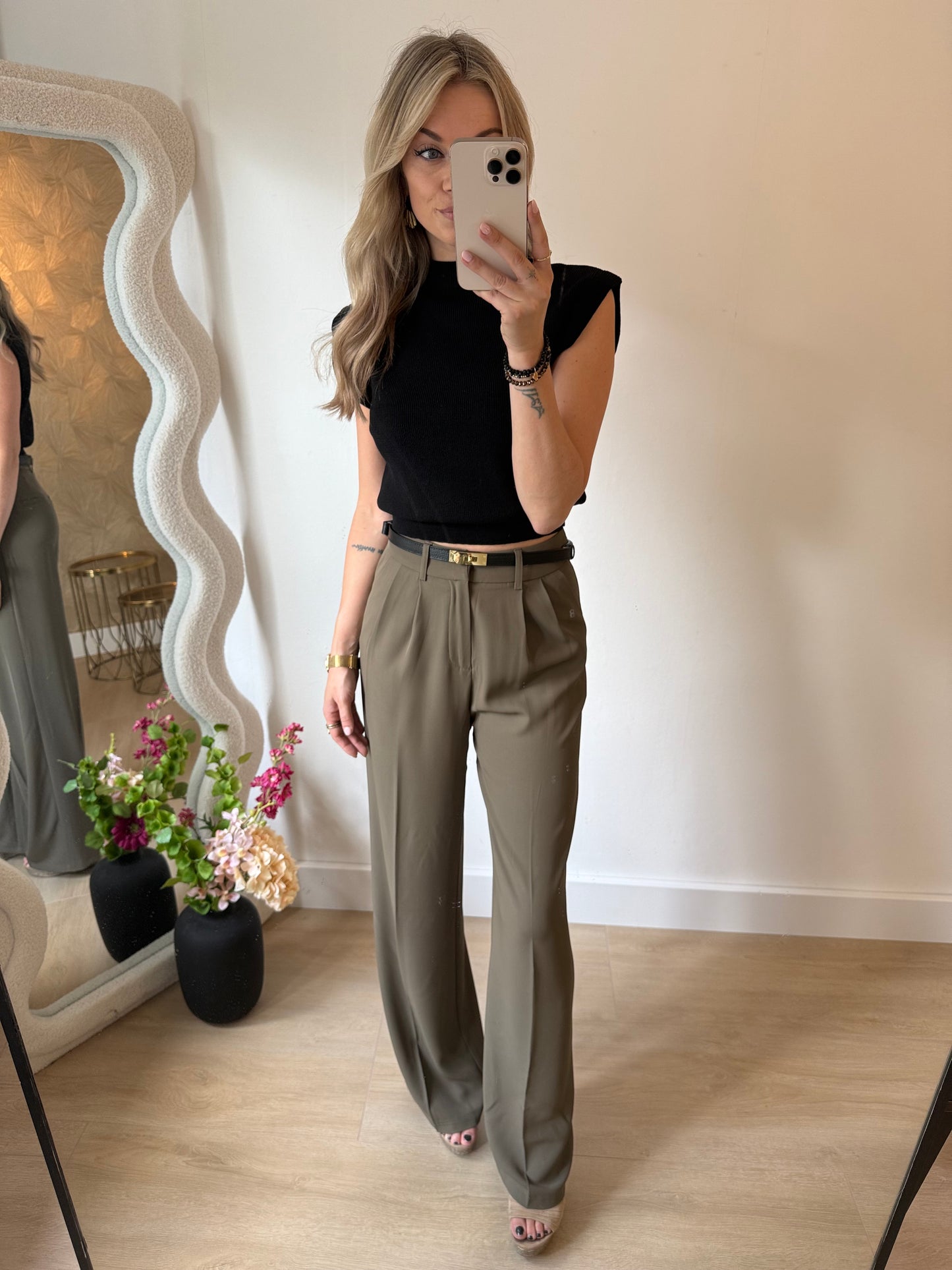 MILA PANTALON - KHAKI