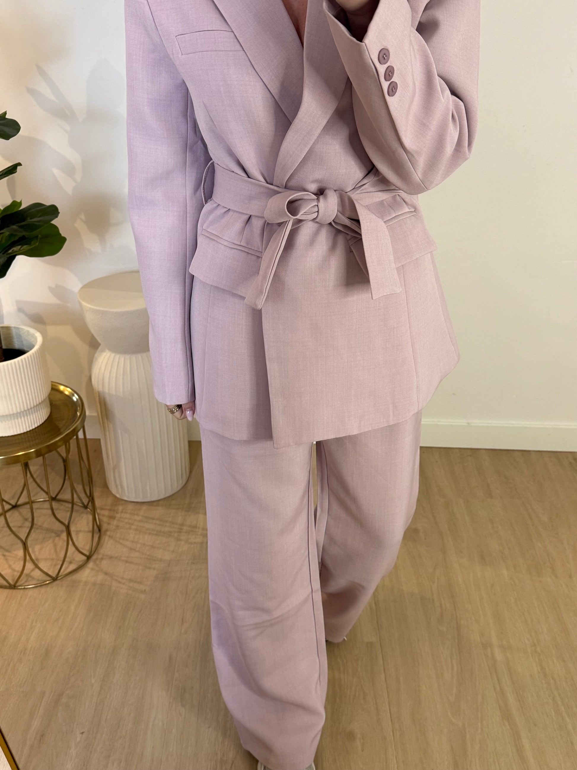 JACKY BLAZER - POWDER PINK STYLISH