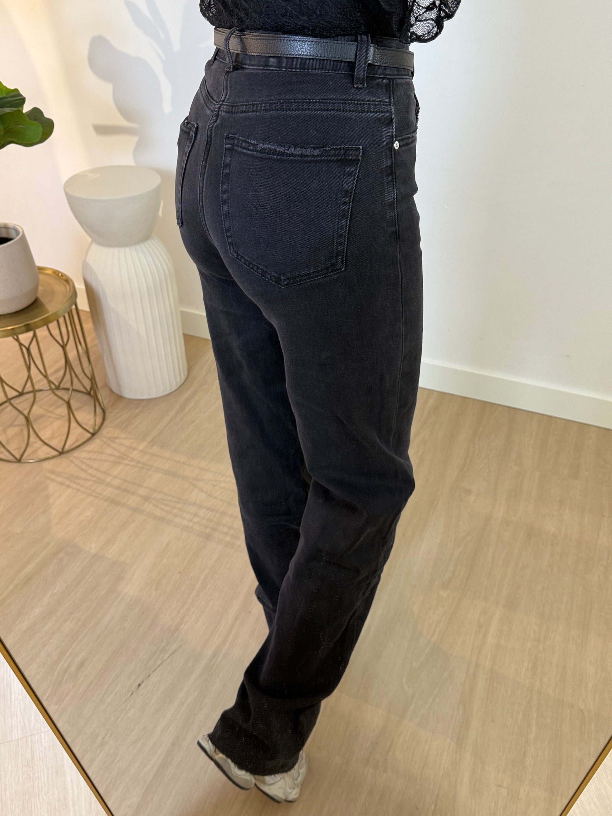 QH JEANS TALL - BLACK STYLISH