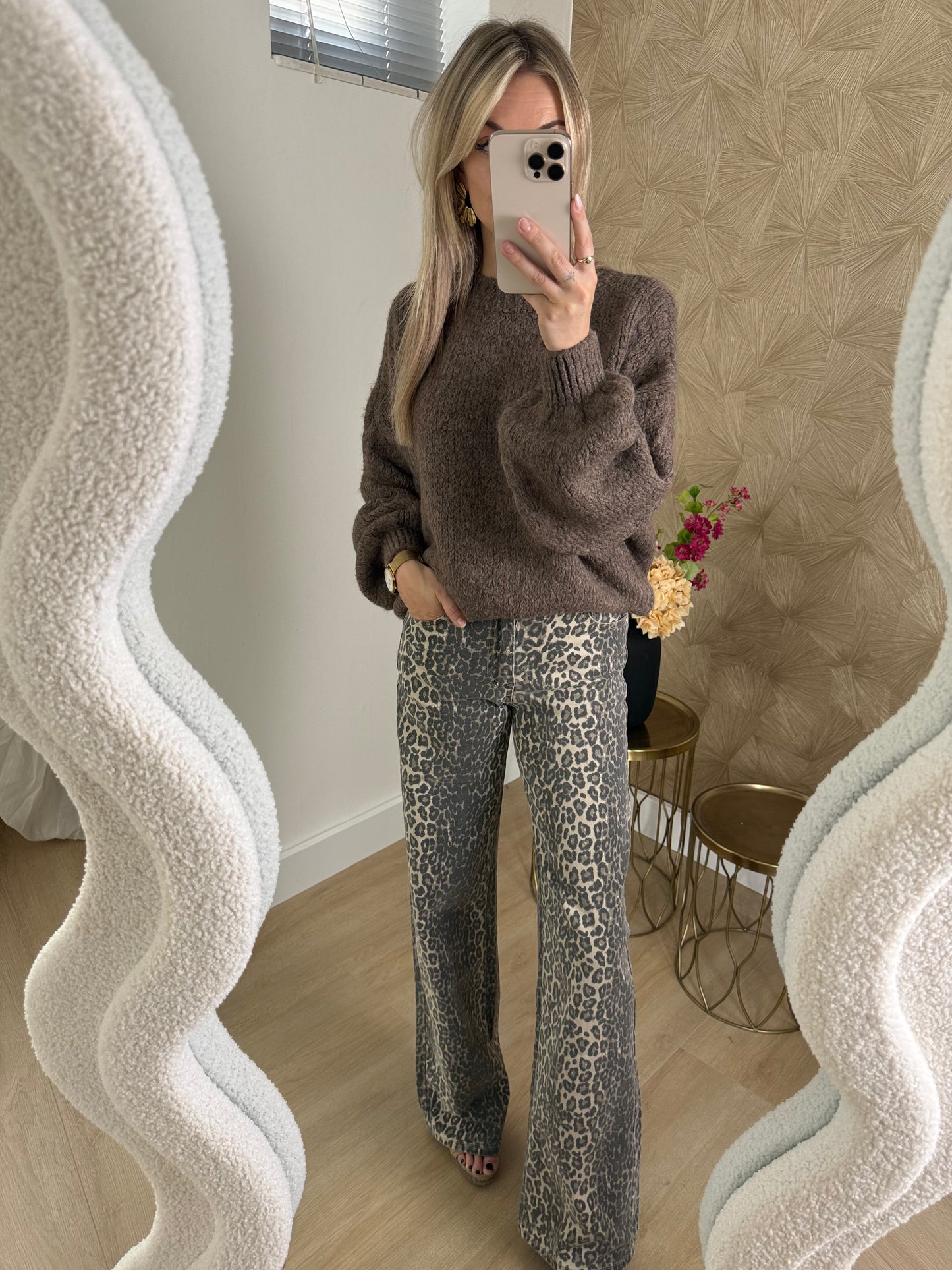 SANNE SWEATER - BROWN