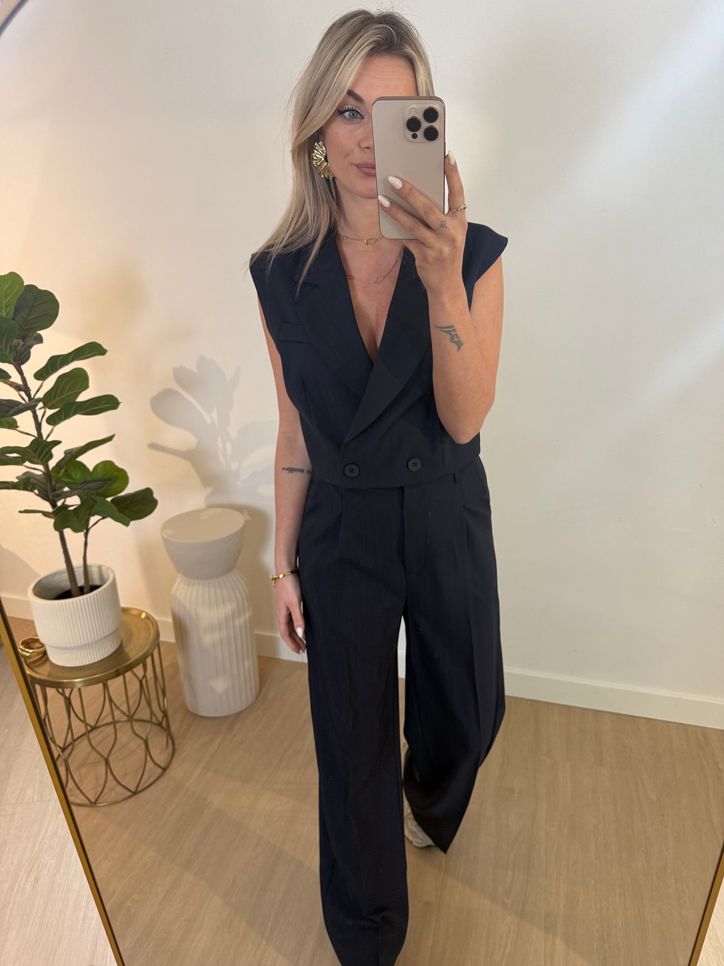 ZARA GILET - NAVY STYLISH