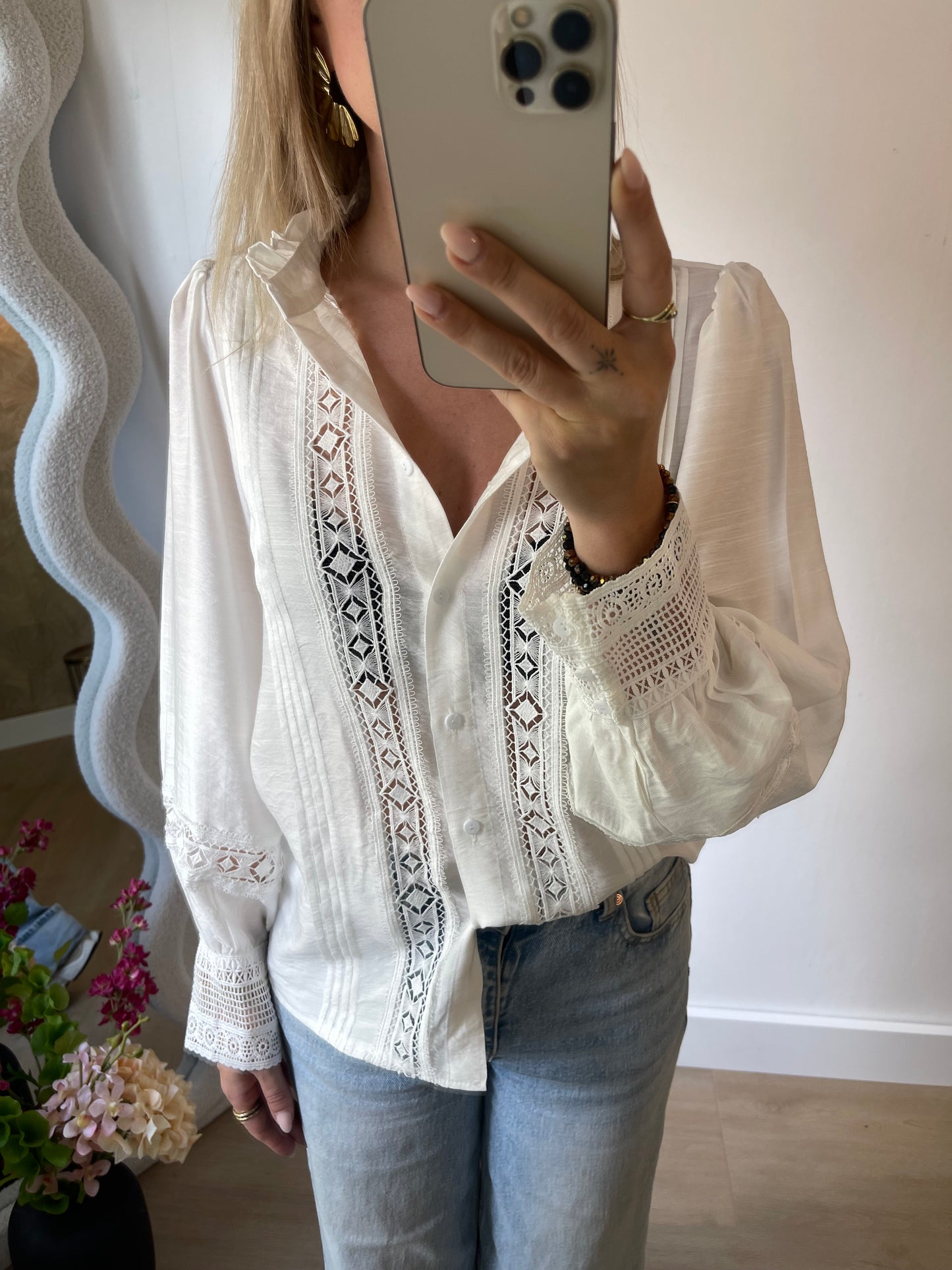 BIBI BLOUSE - WHITE