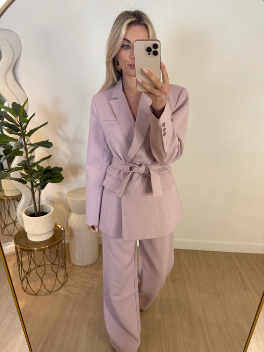 JACKY BLAZER - POWDER PINK STYLISH