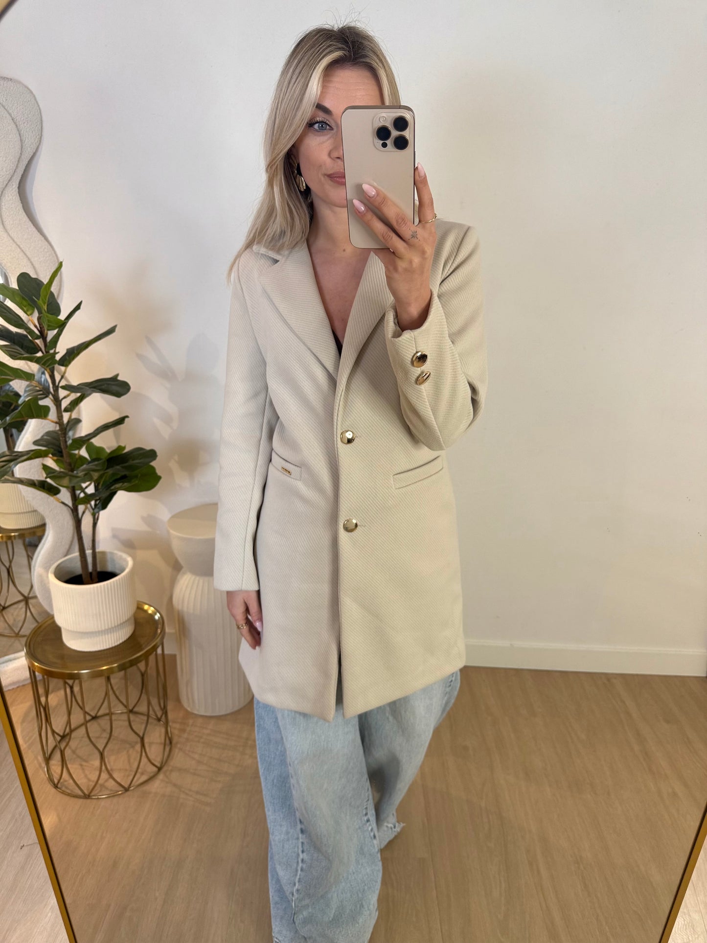 LYNN COAT - BEIGE STYLISH