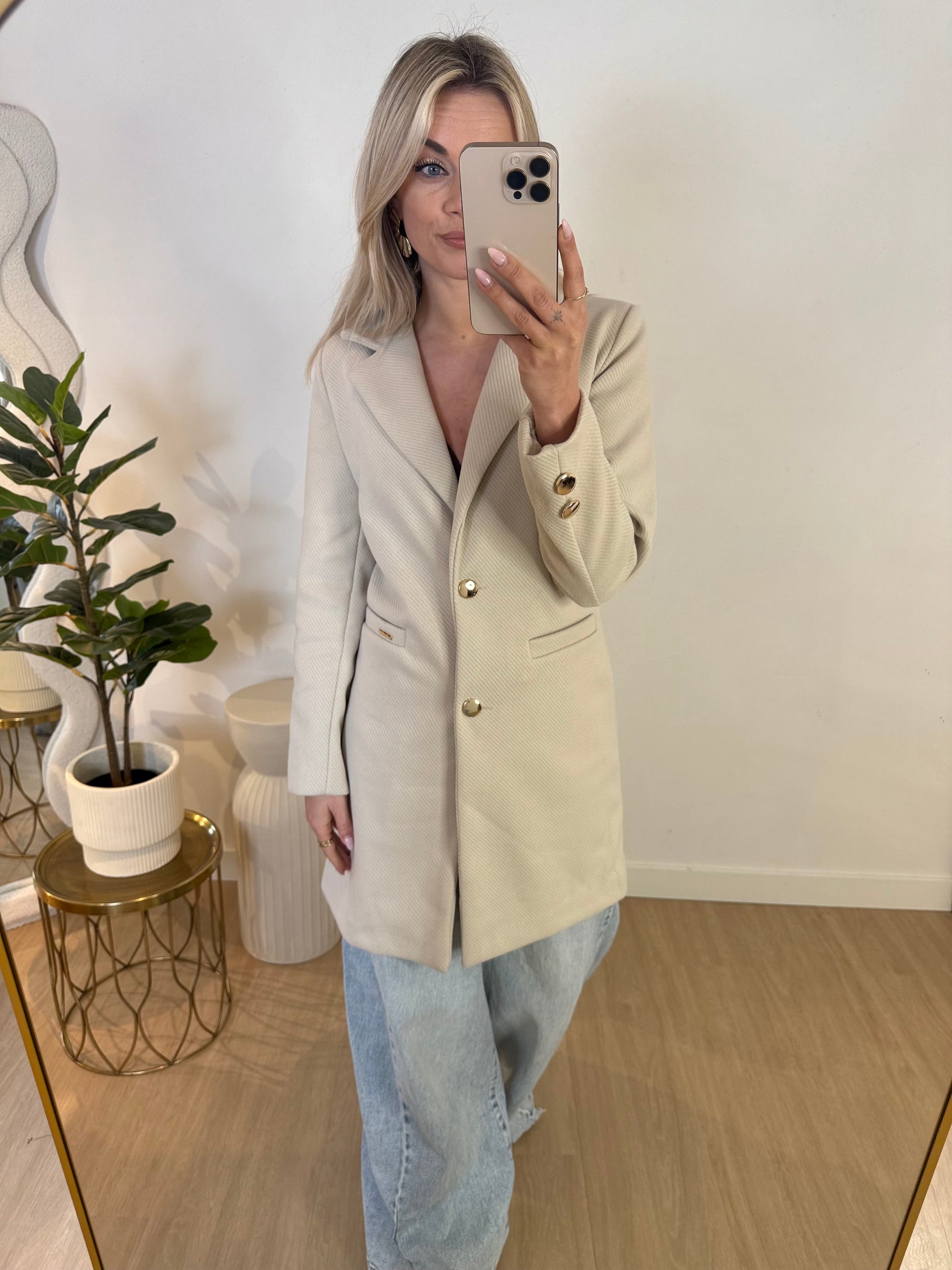 LYNN COAT - BEIGE STYLISH