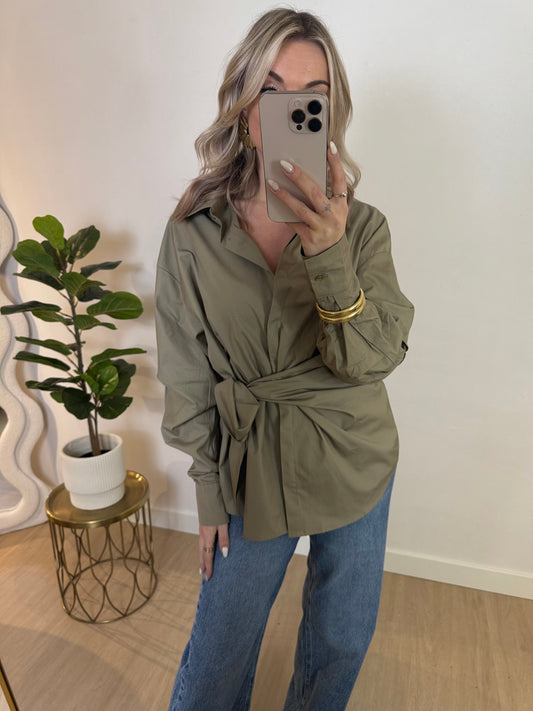 STRIK BLOUSE - ARMY STYLISH