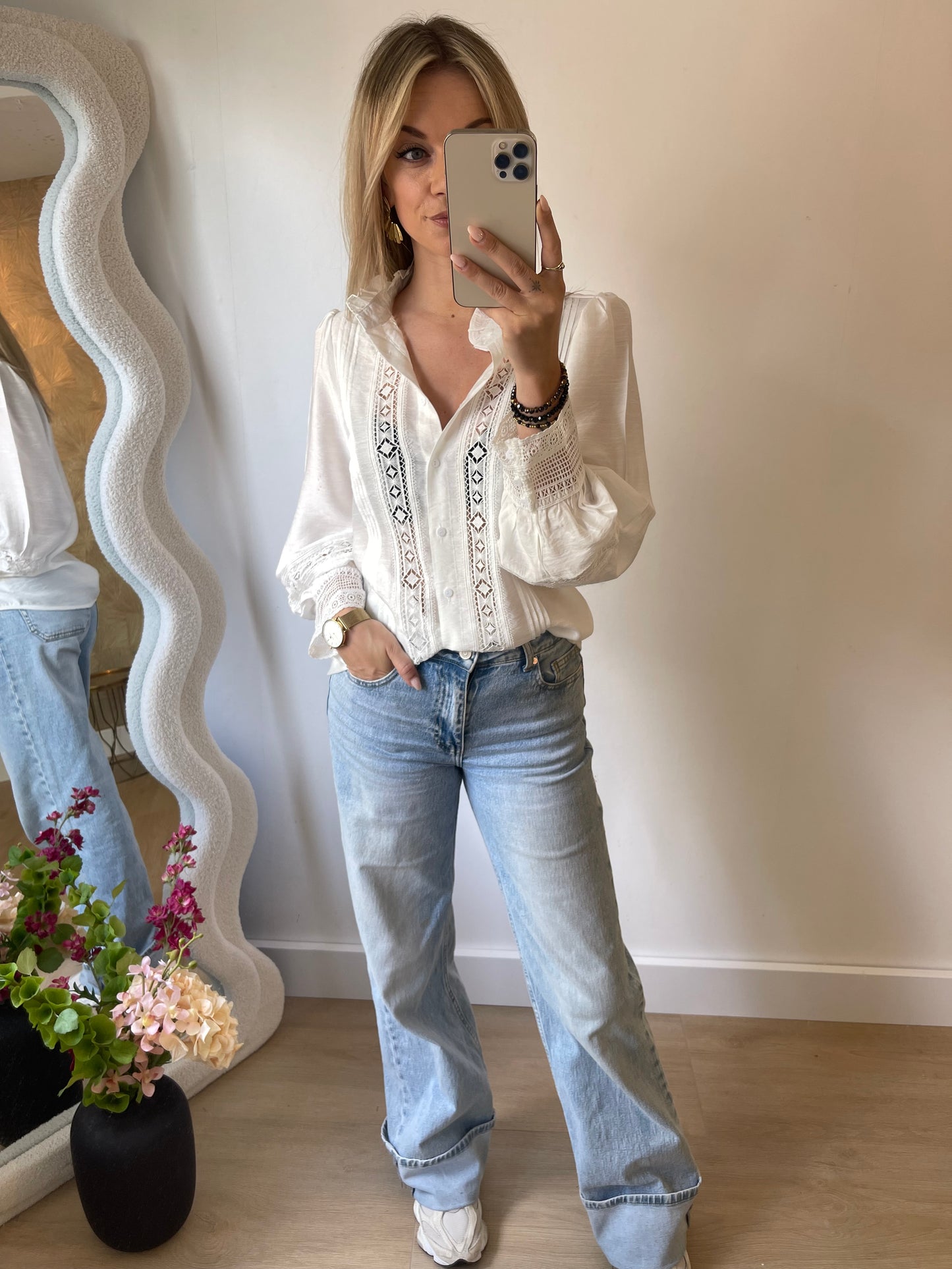 BIBI BLOUSE - WHITE