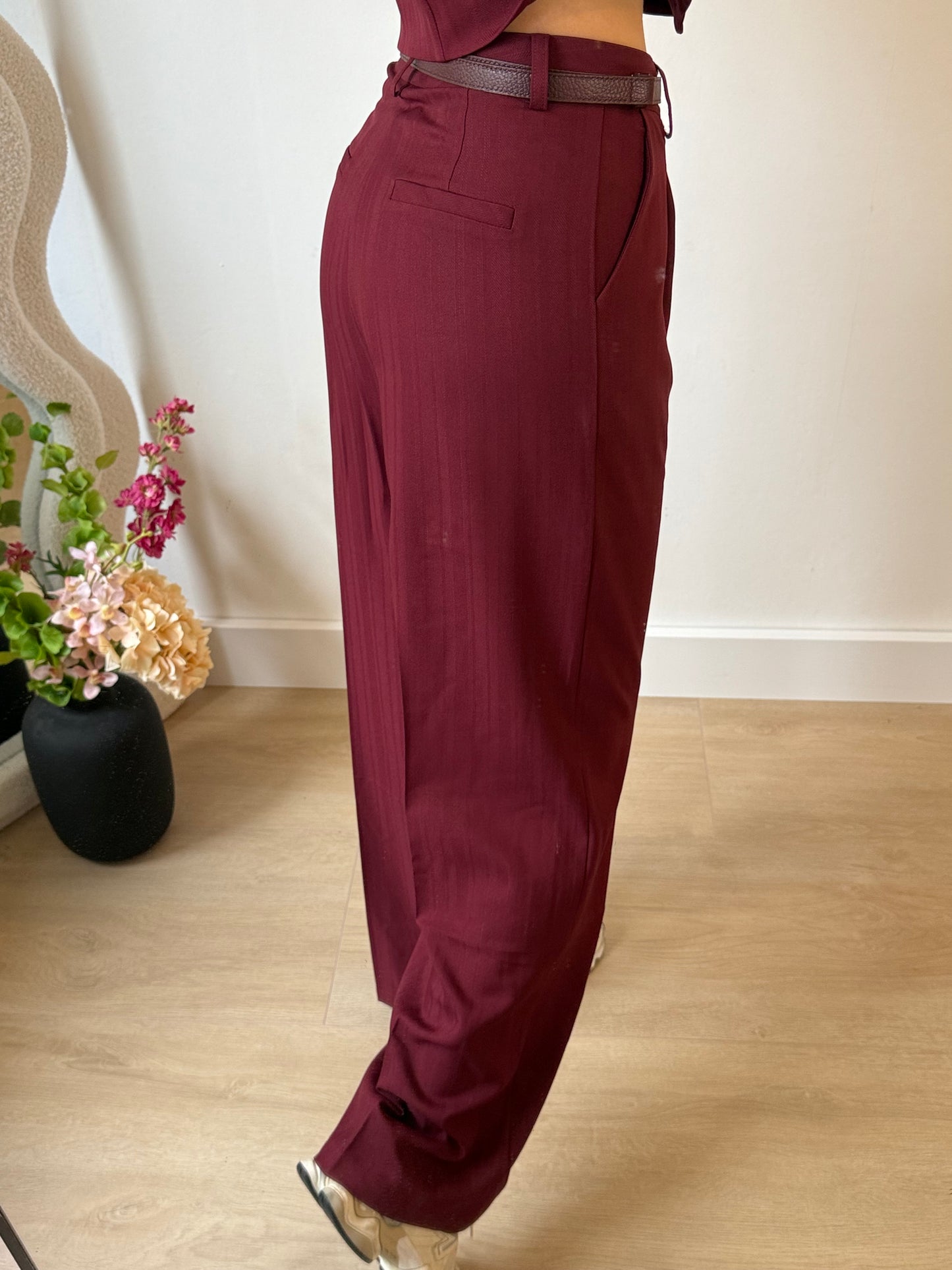 ZARA PANTALON - WINE