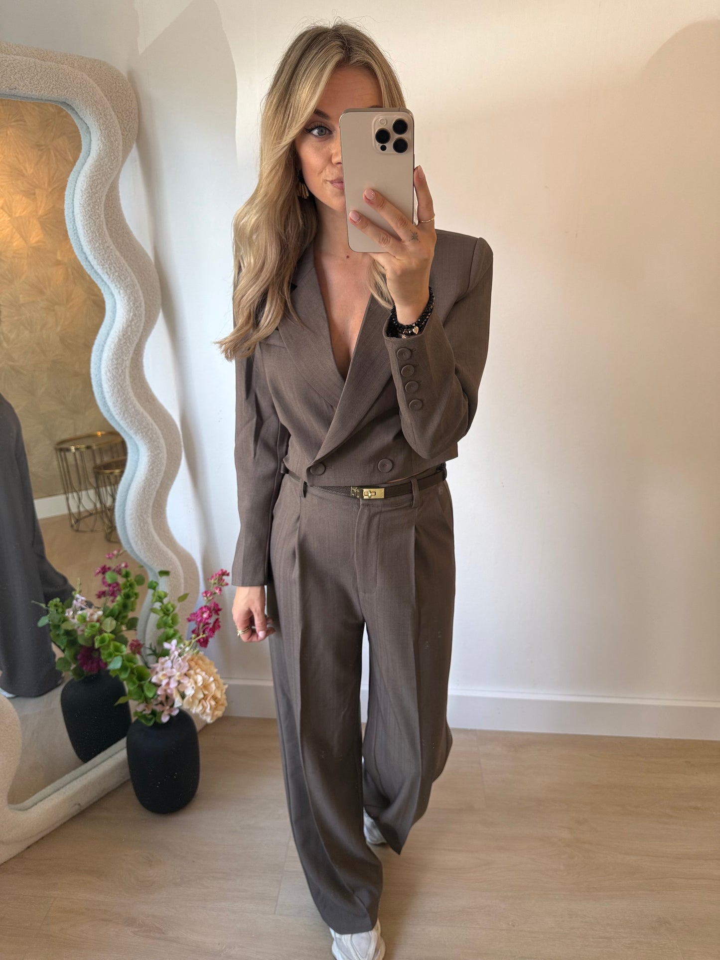 ZARA BLAZER - BROWN
