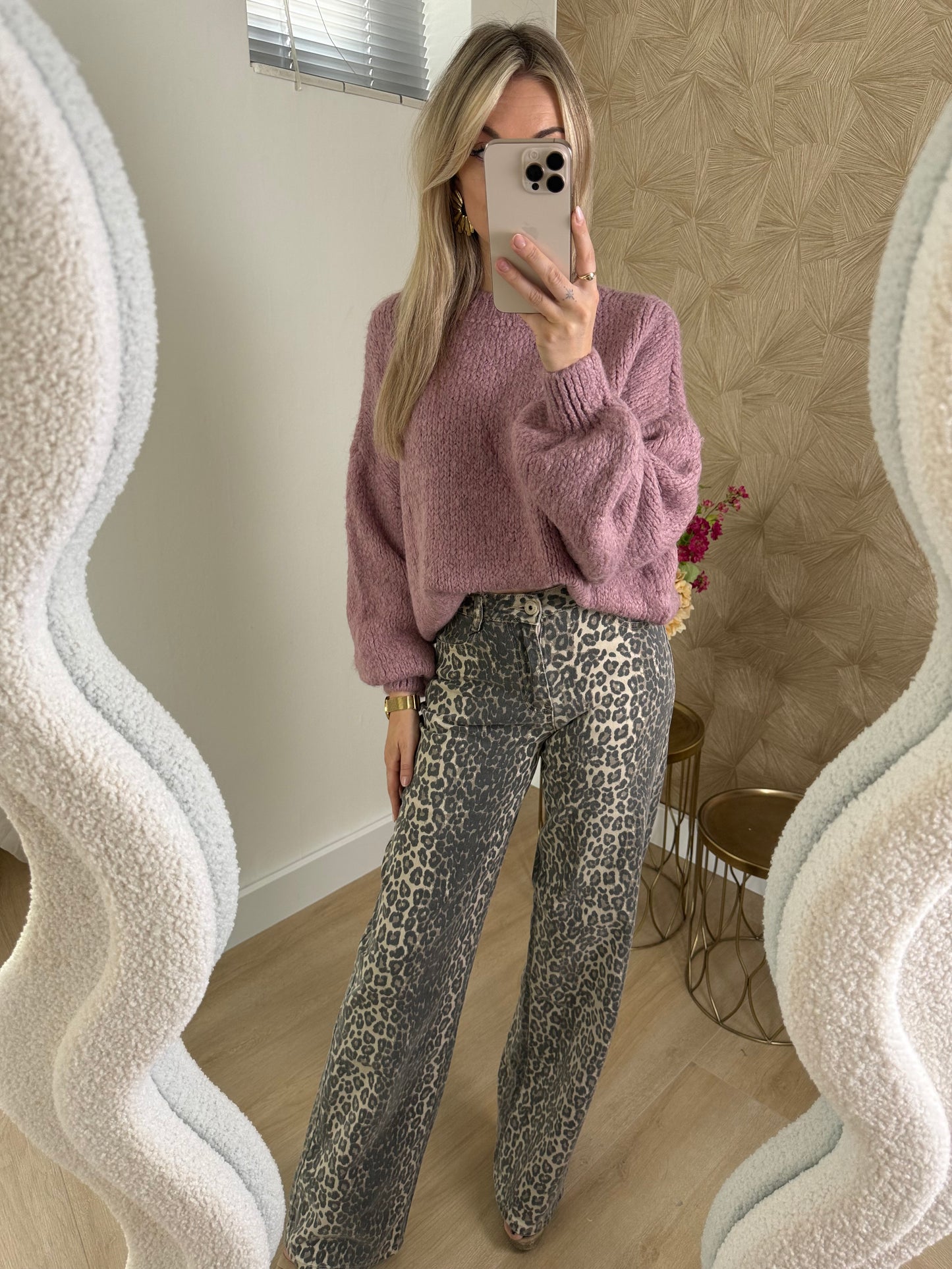 SANNE SWEATER - OLD PINK