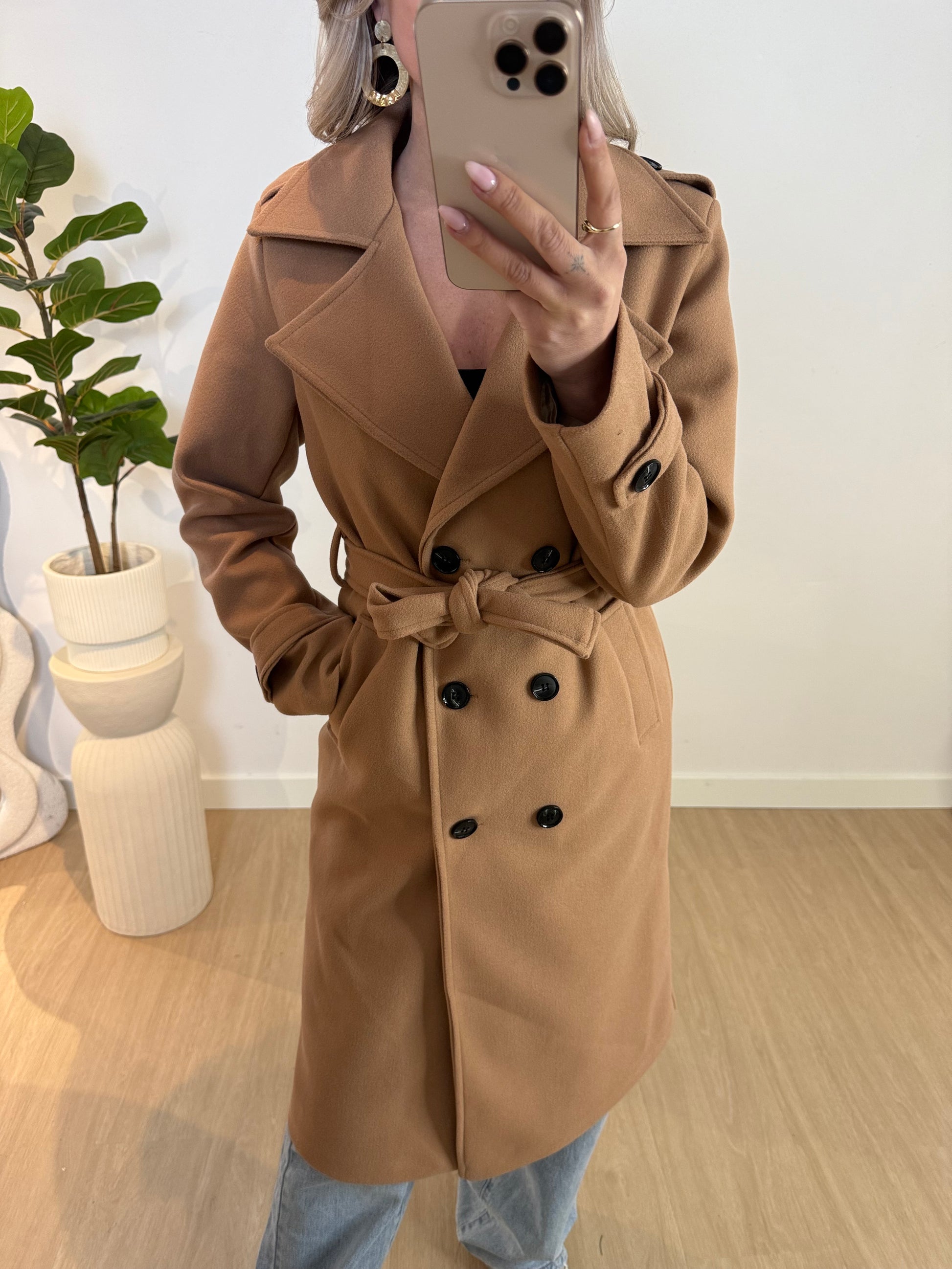 TRENCH COAT - CAMEL STYLISH