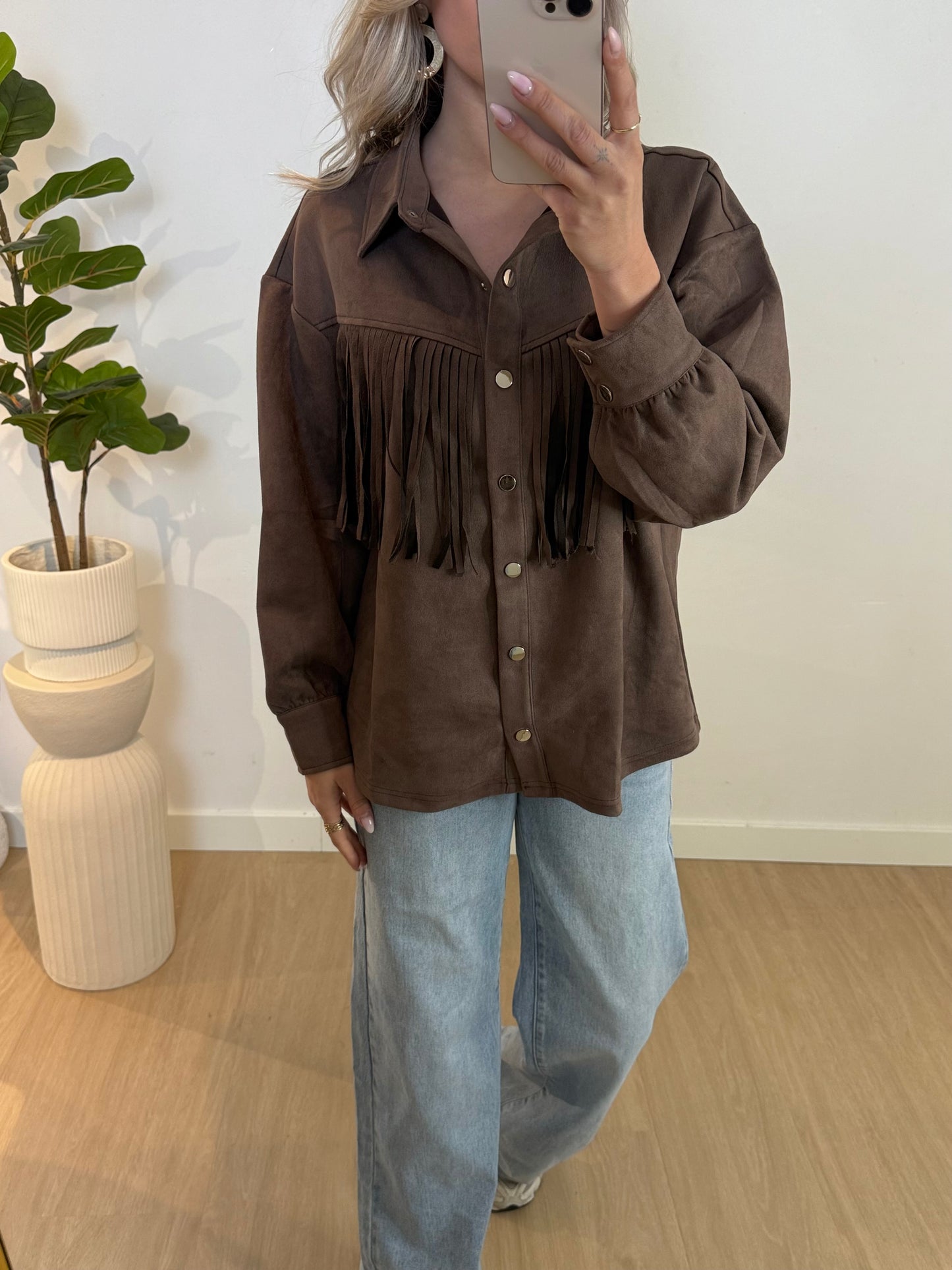 FRINGE JACKET STYLISH