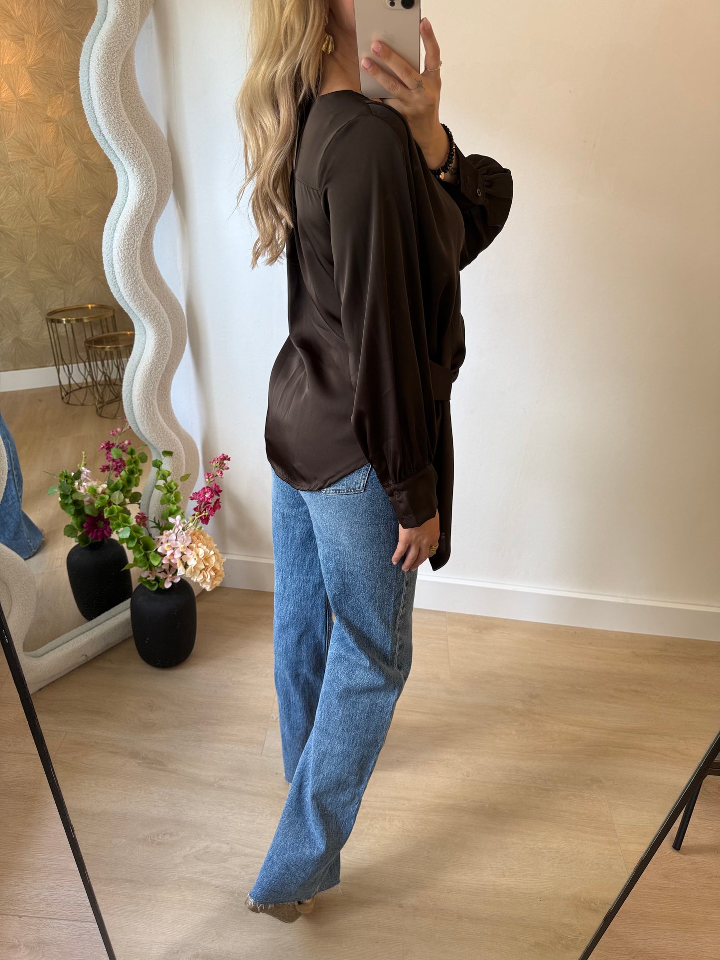 SATIN BLOUSE