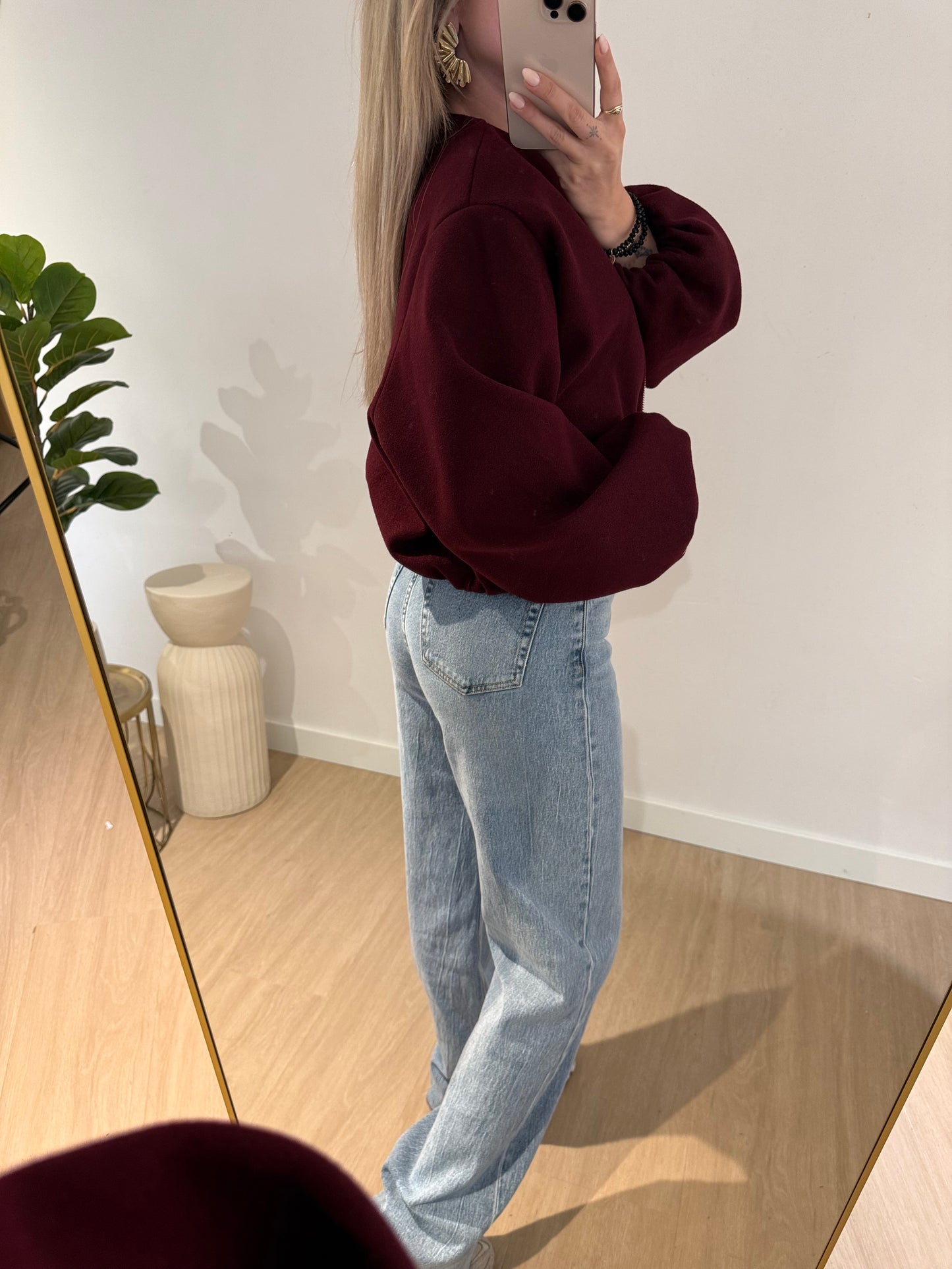 ANNA JACKET - BORDEAUX