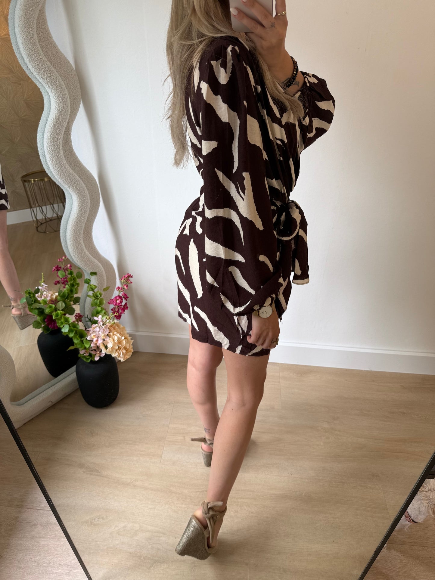 EVA DRESS - BROWN