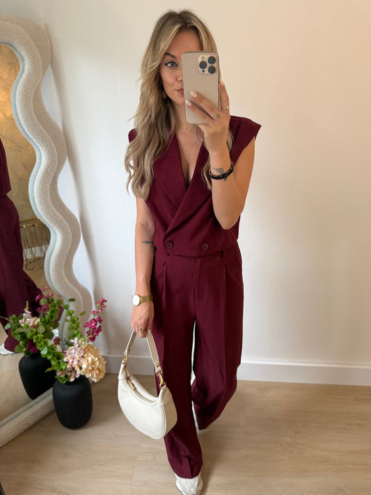 ZARA GILET - WINE