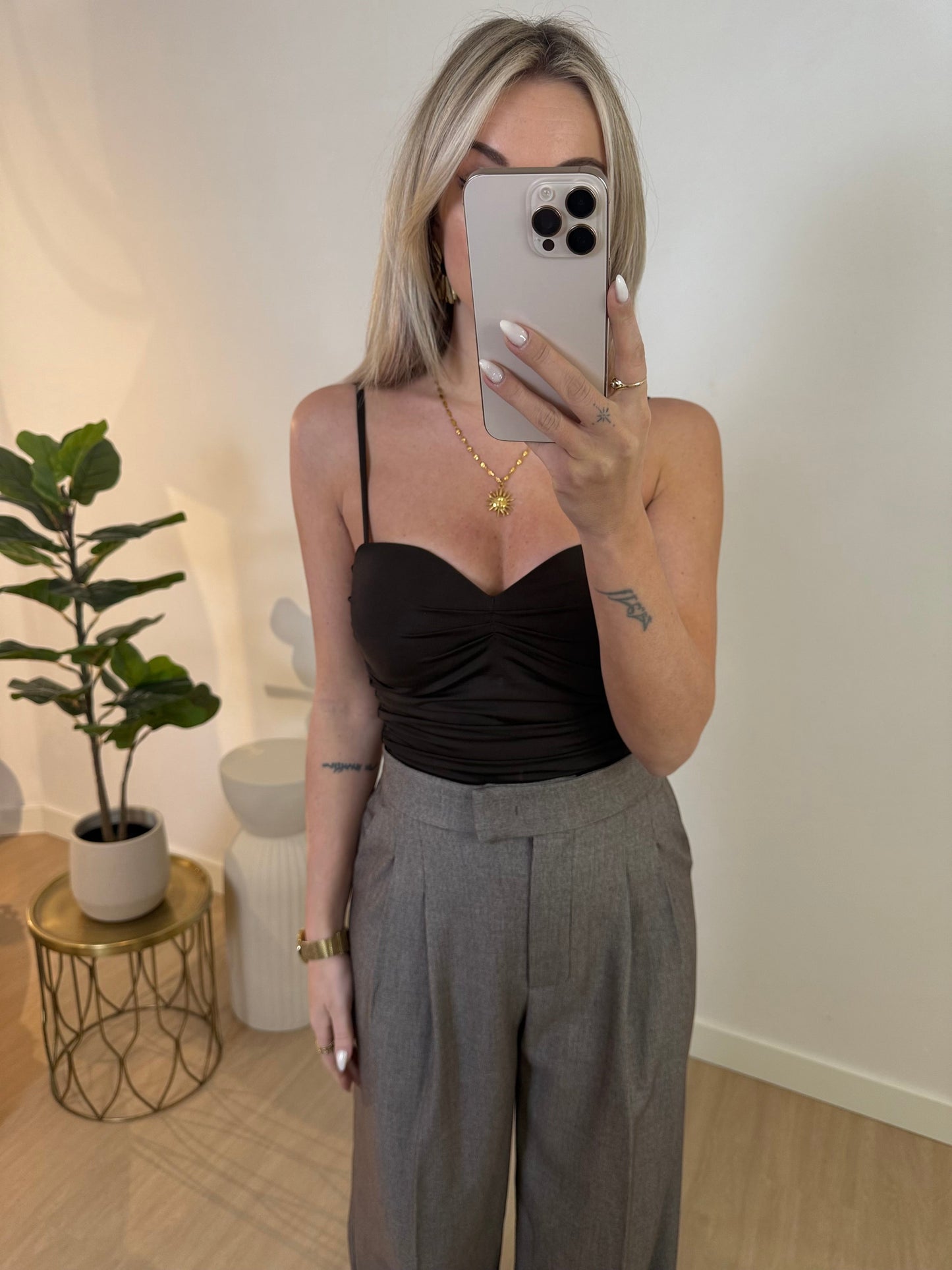 NOA BODY - DARK BROWN STYLISH