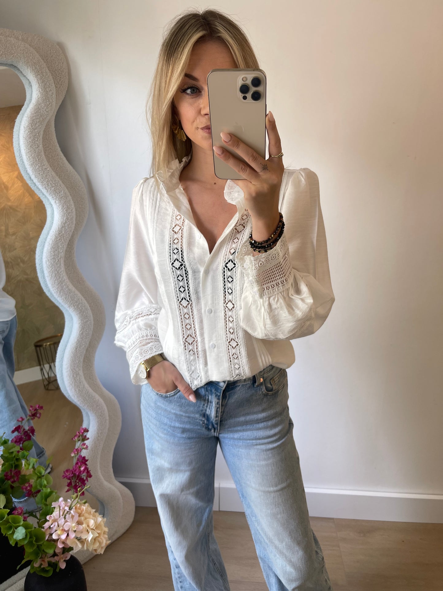 BIBI BLOUSE - WHITE