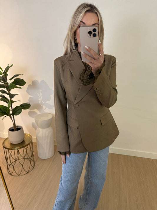 JOY BLAZER - OLIVE STYLISH