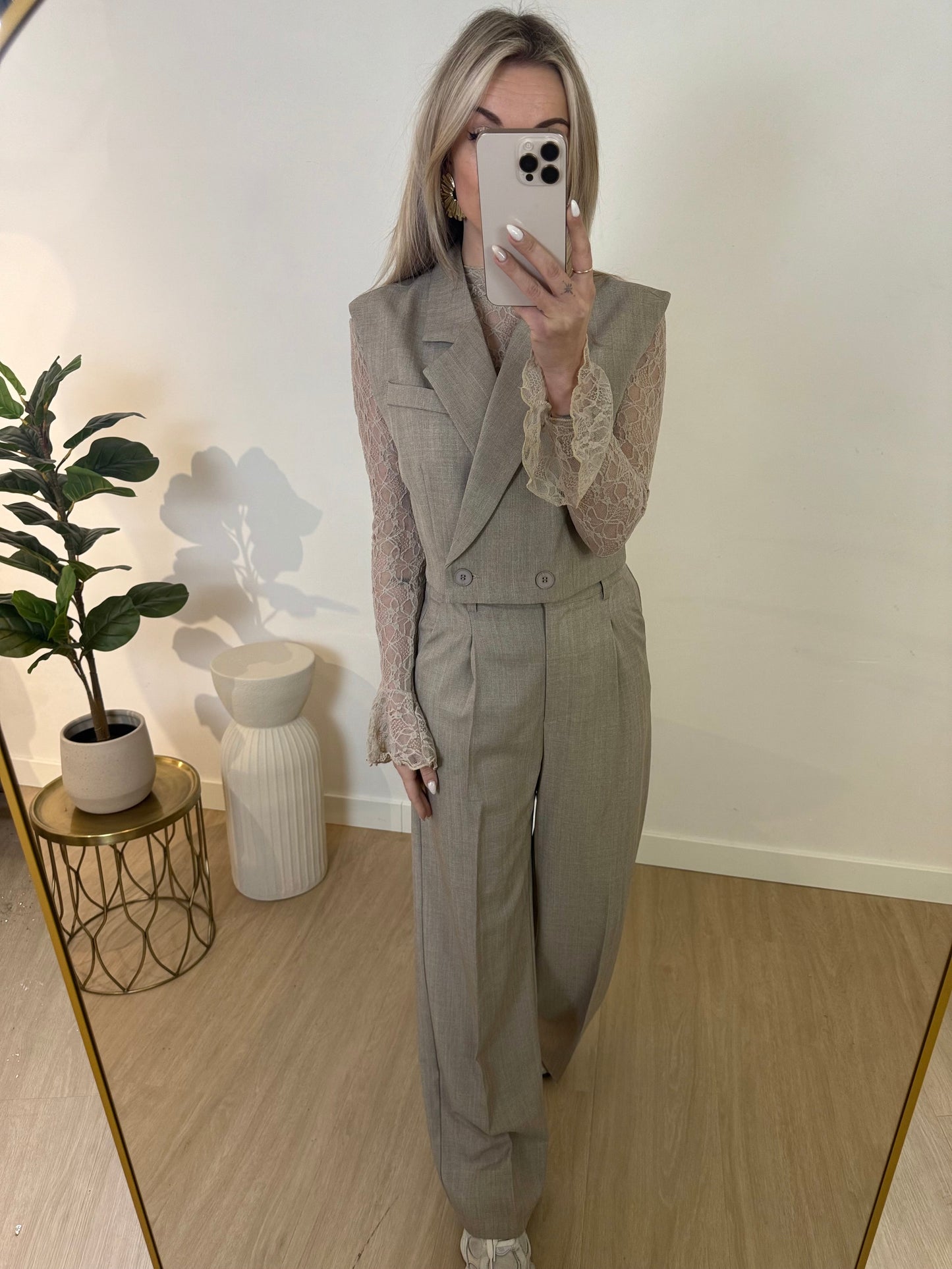 ZARA PANTALON - BEIGE STYLISH