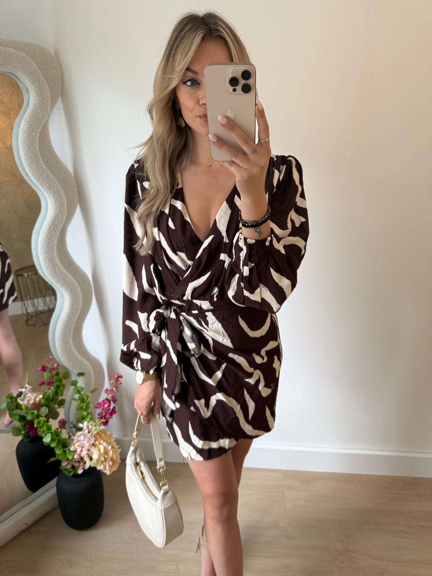 EVA DRESS - BROWN