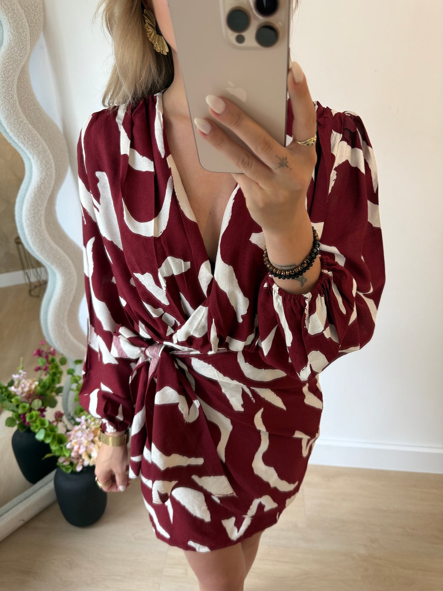 EVA DRESS - WINE