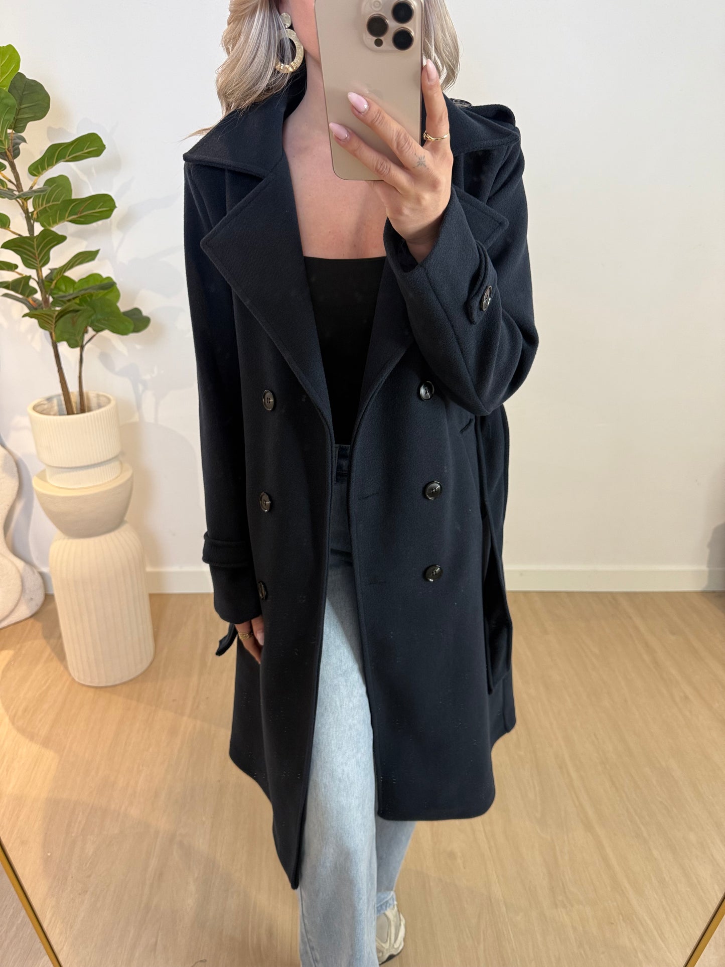 TRENCH COAT - NAVY STYLISH