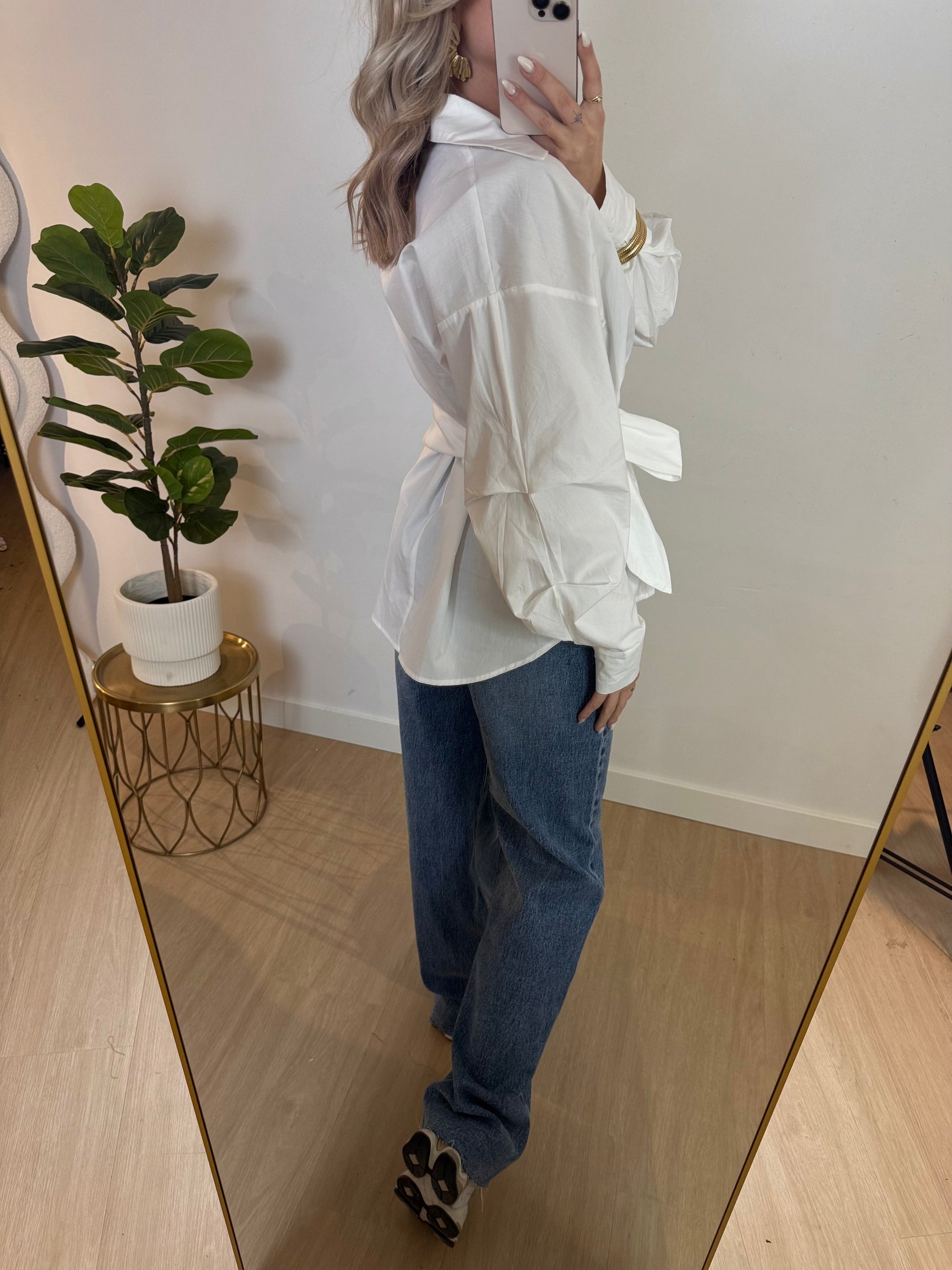 STRIK BLOUSE - WHITE STYLISH